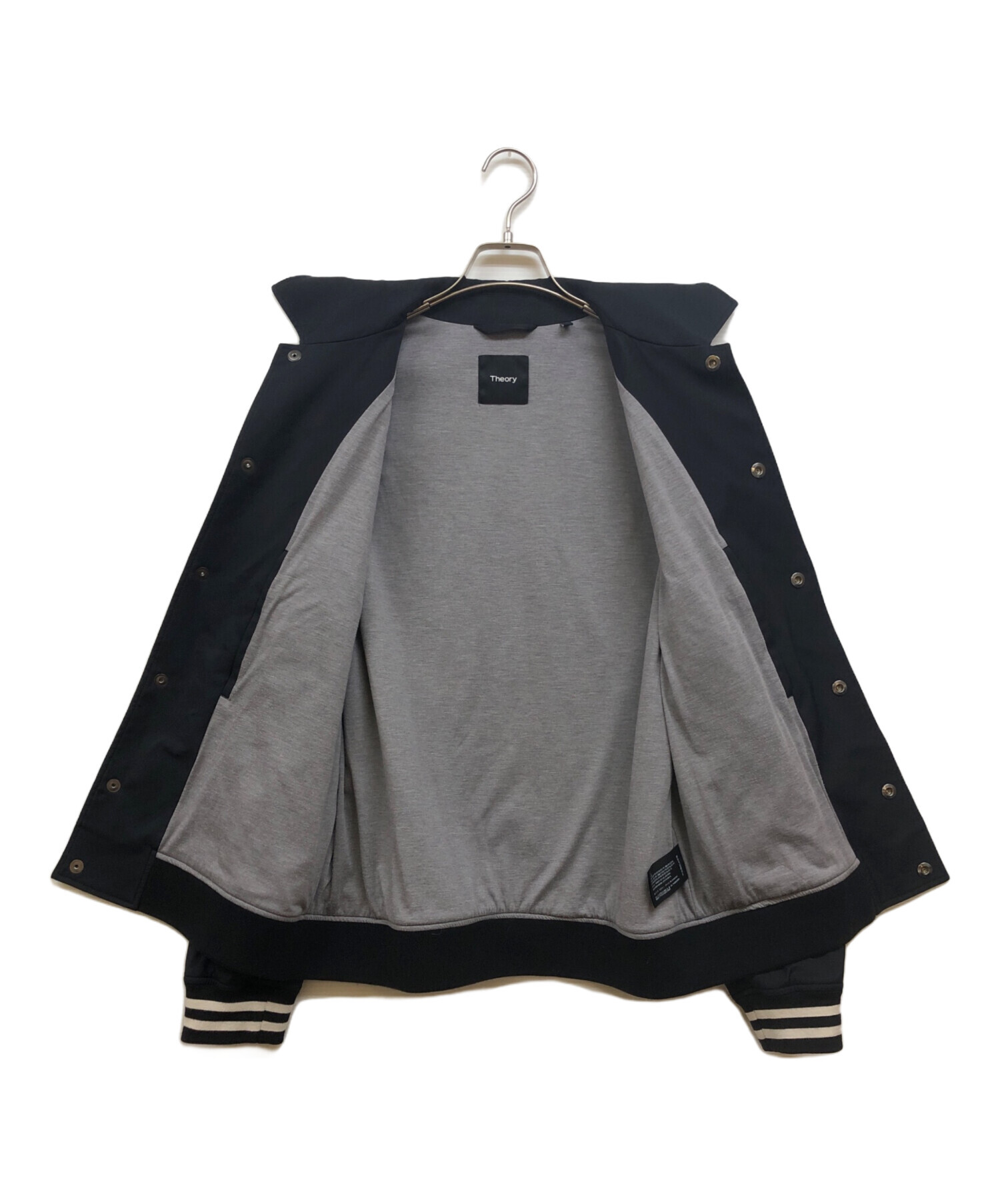 中古・古着通販】theory (セオリー) M NEOTERIC VARSITY JKT ブラック