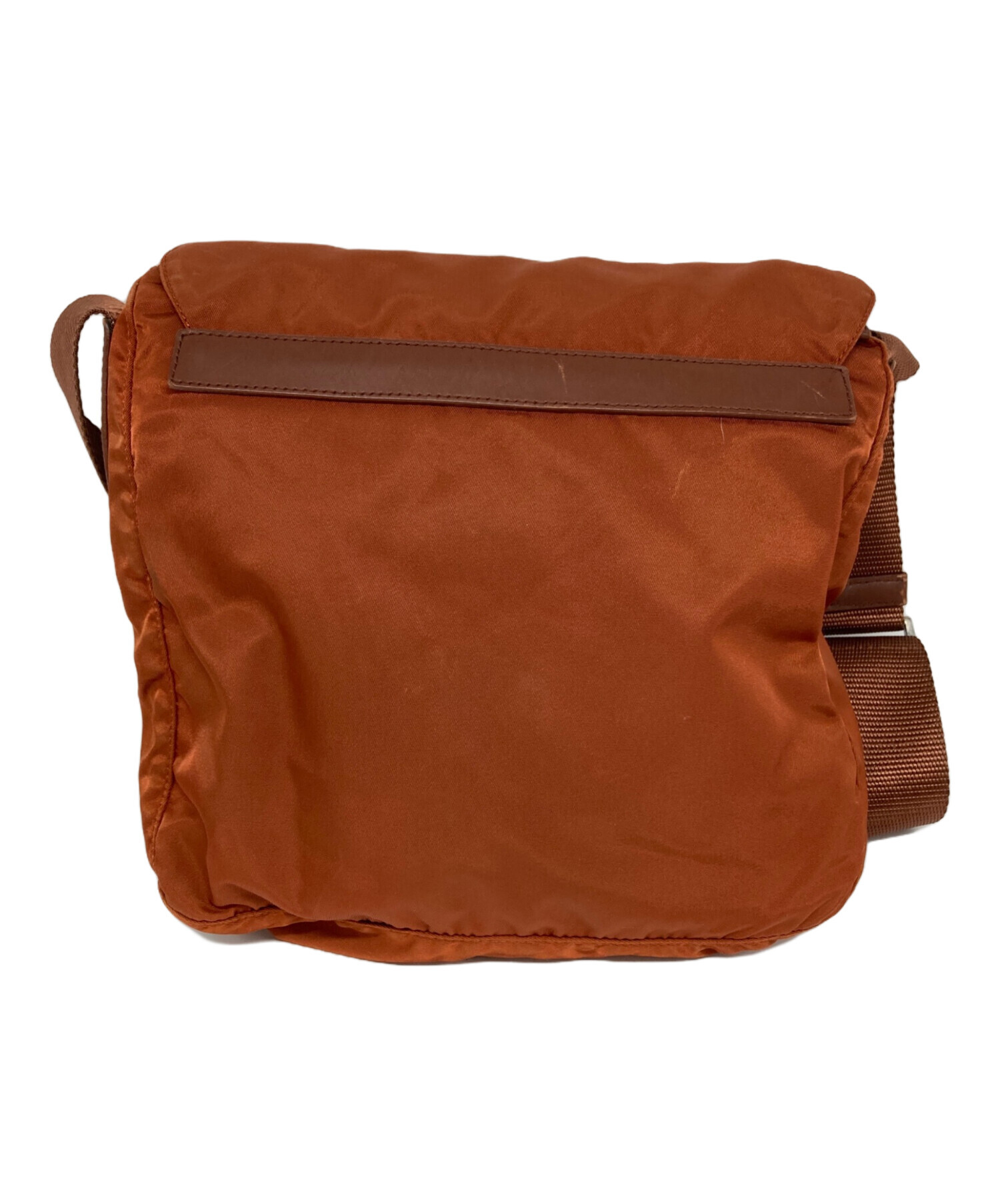 中古・古着通販】PRADA (プラダ) ナイロンショルダーバッグ ブラウン