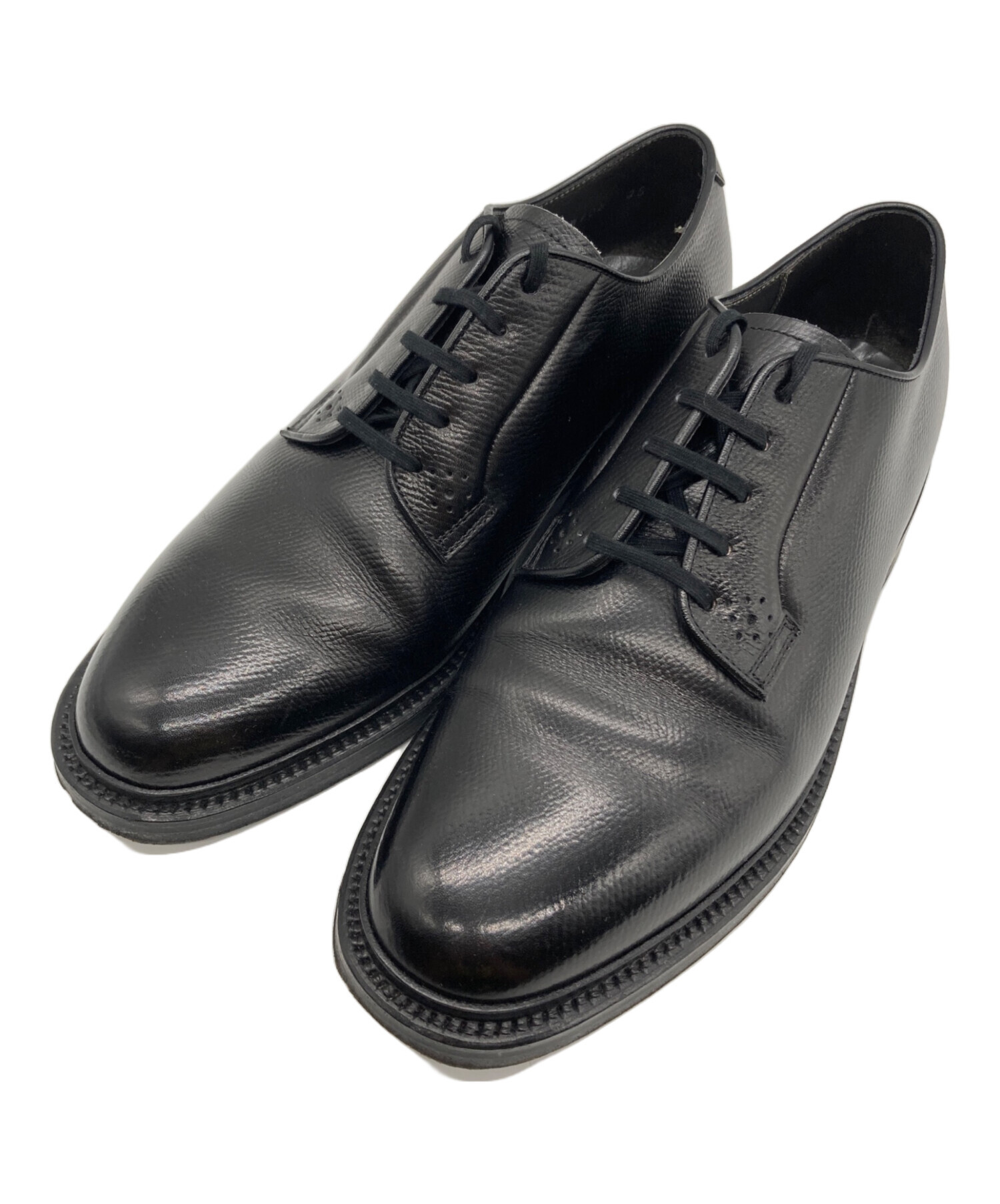 REGALリーガル ブラック アウトレット品 極美品✨REGAL リーガル パンプス レザー スムース ブラック 24.0cm