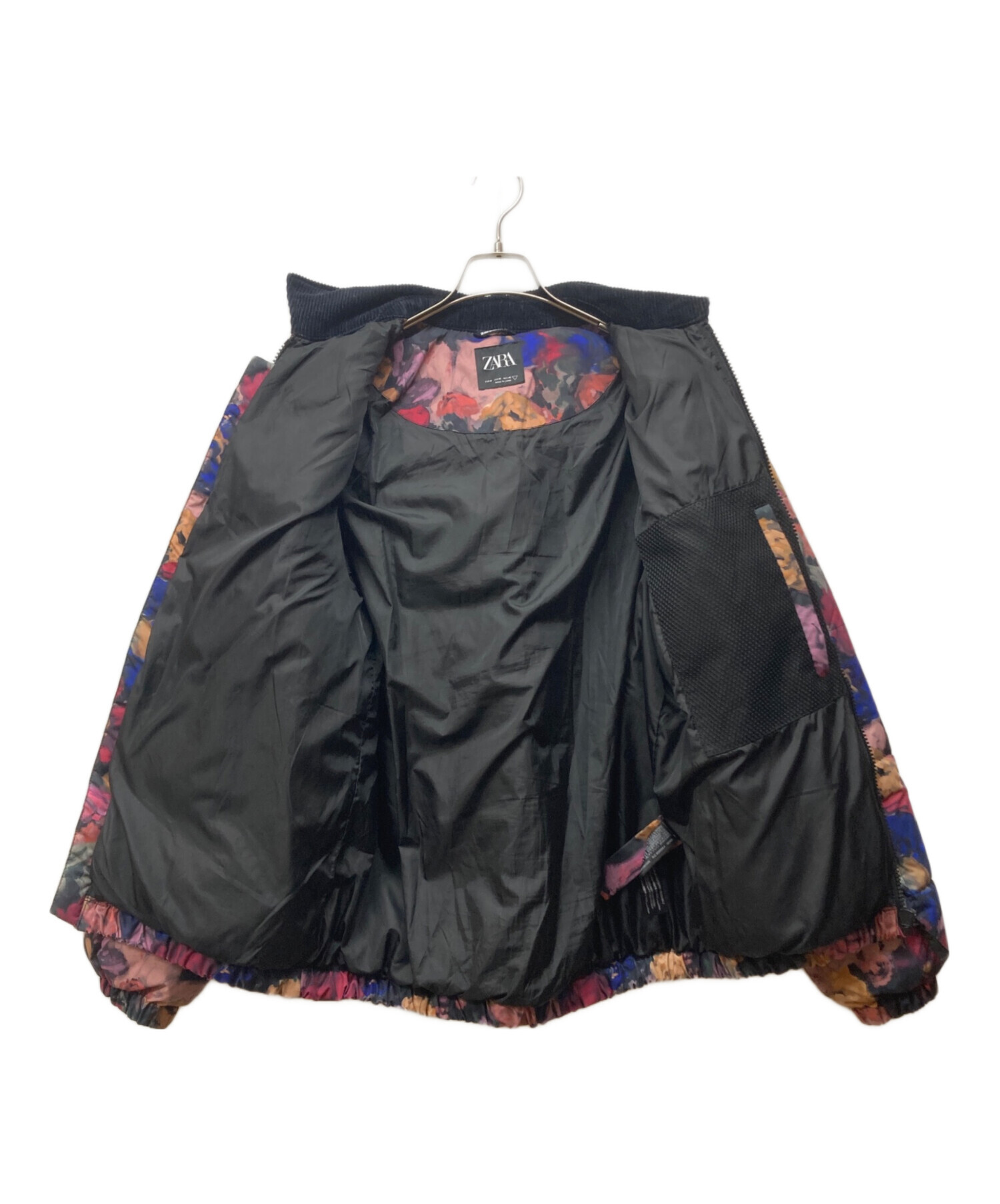 中古・古着通販】ZARA (ザラ) 花柄キルティング中綿ジャケット