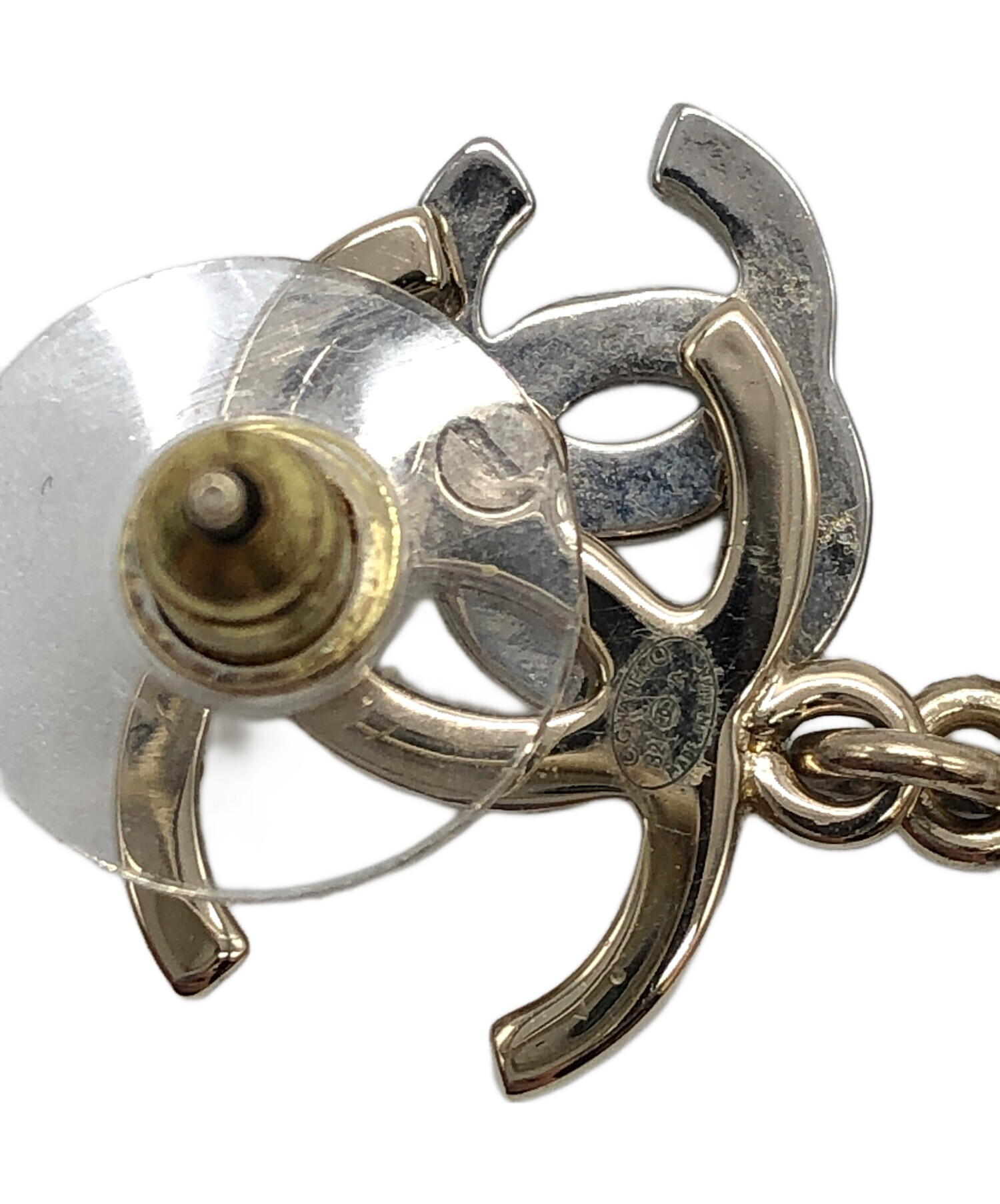 中古・古着通販】CHANEL (シャネル) トリコココマークラインストーン