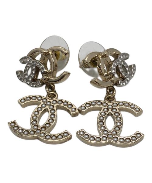 中古・古着通販】CHANEL (シャネル) トリコココマークラインストーン