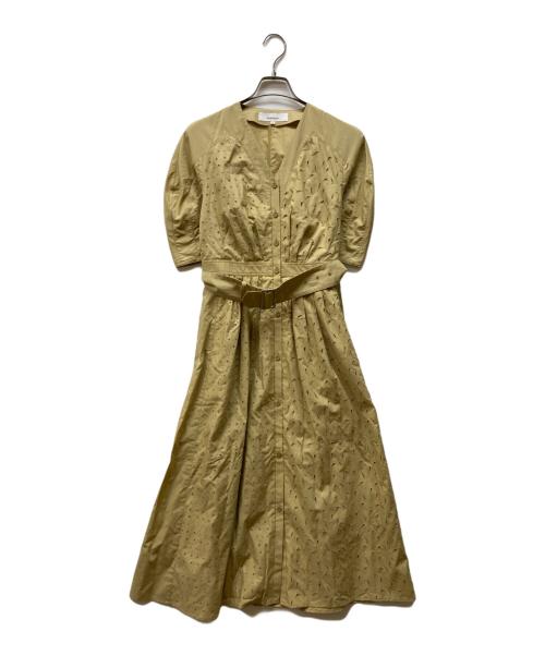 中古・古着通販】AKIRA NAKA (アキラナカ) Scar lace dress ベージュ