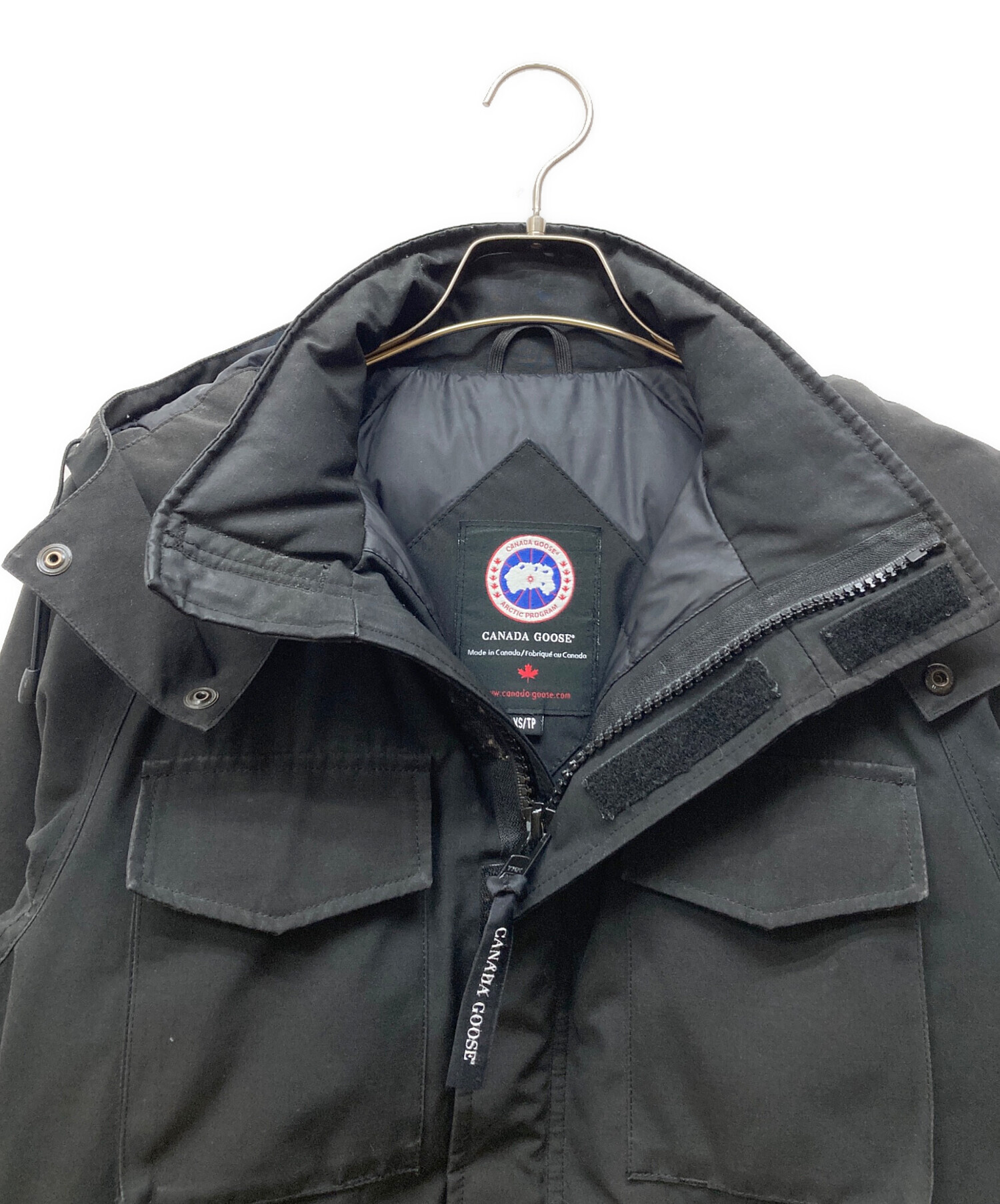 中古・古着通販】CANADA GOOSE (カナダグース) JASPER PARKA ブラック