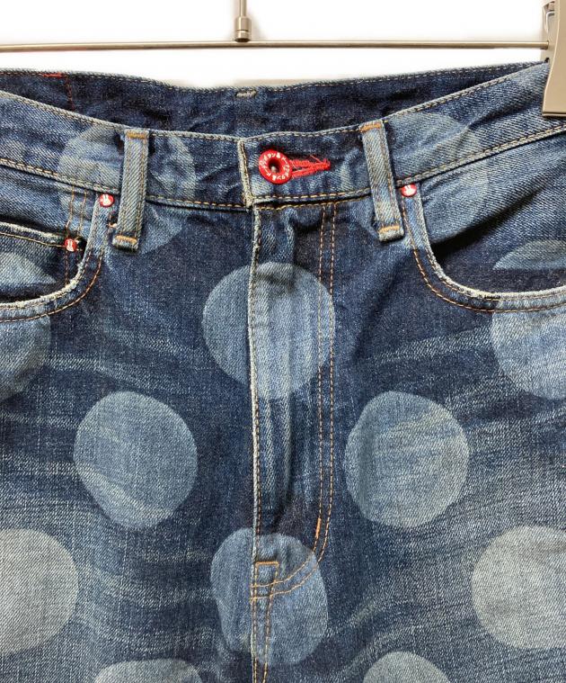中古・古着通販】CUNE (キューン) 17AW 中性 ドットデニムパンツ