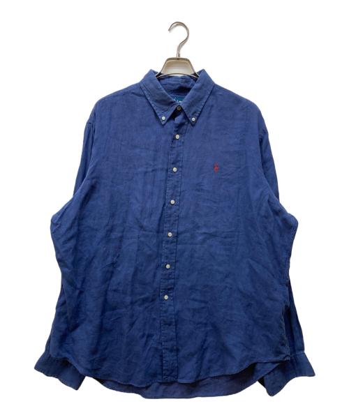 未使用品　RALPH LAUREN　ゆったりサイズ　XL程度　リネンシャツ リラックスド フィット リネン シャツ | POLO RALPH LAUREN WOMENS