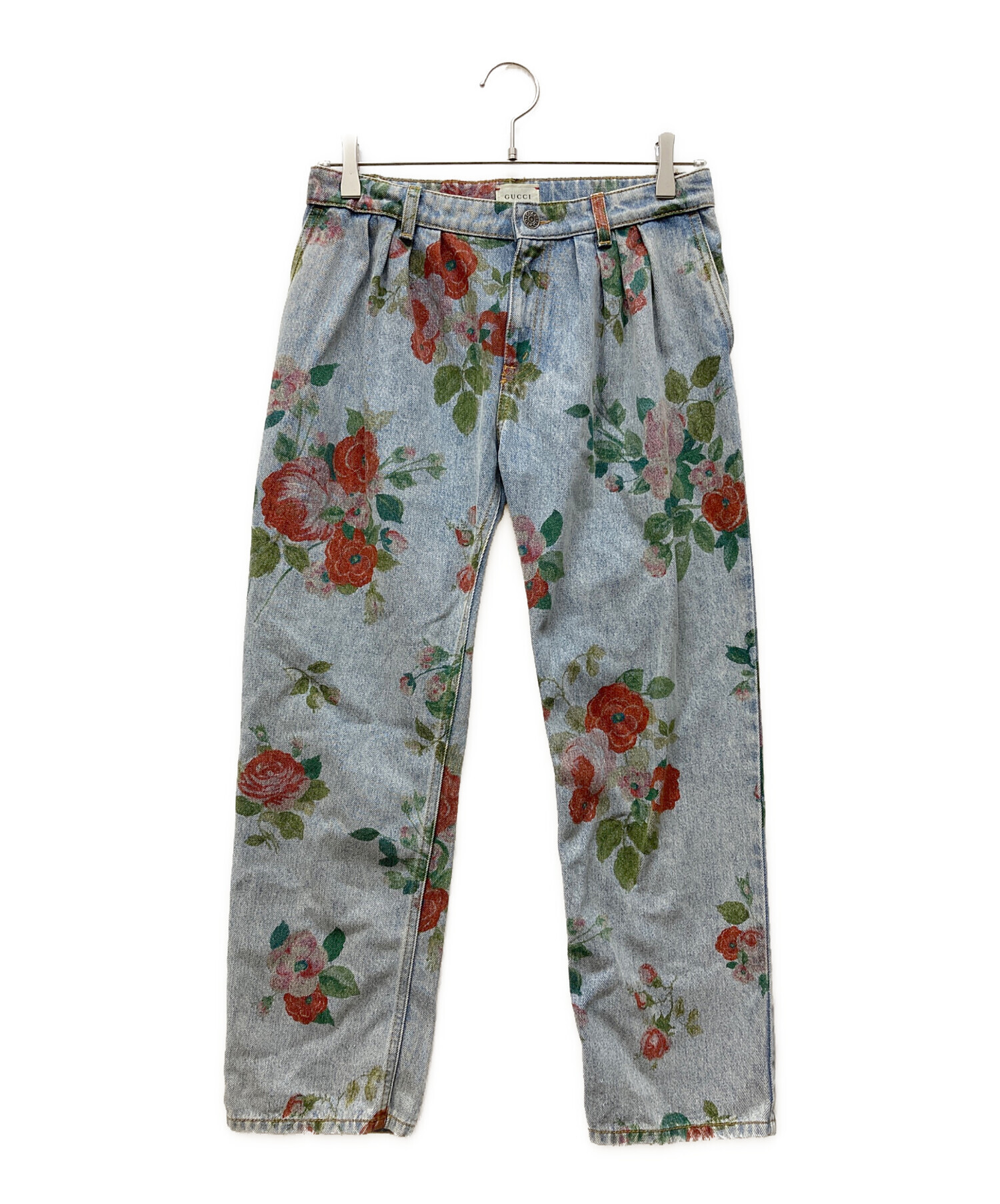 中古・古着通販】GUCCI (グッチ) デニムパンツ ブルー サイズ:10