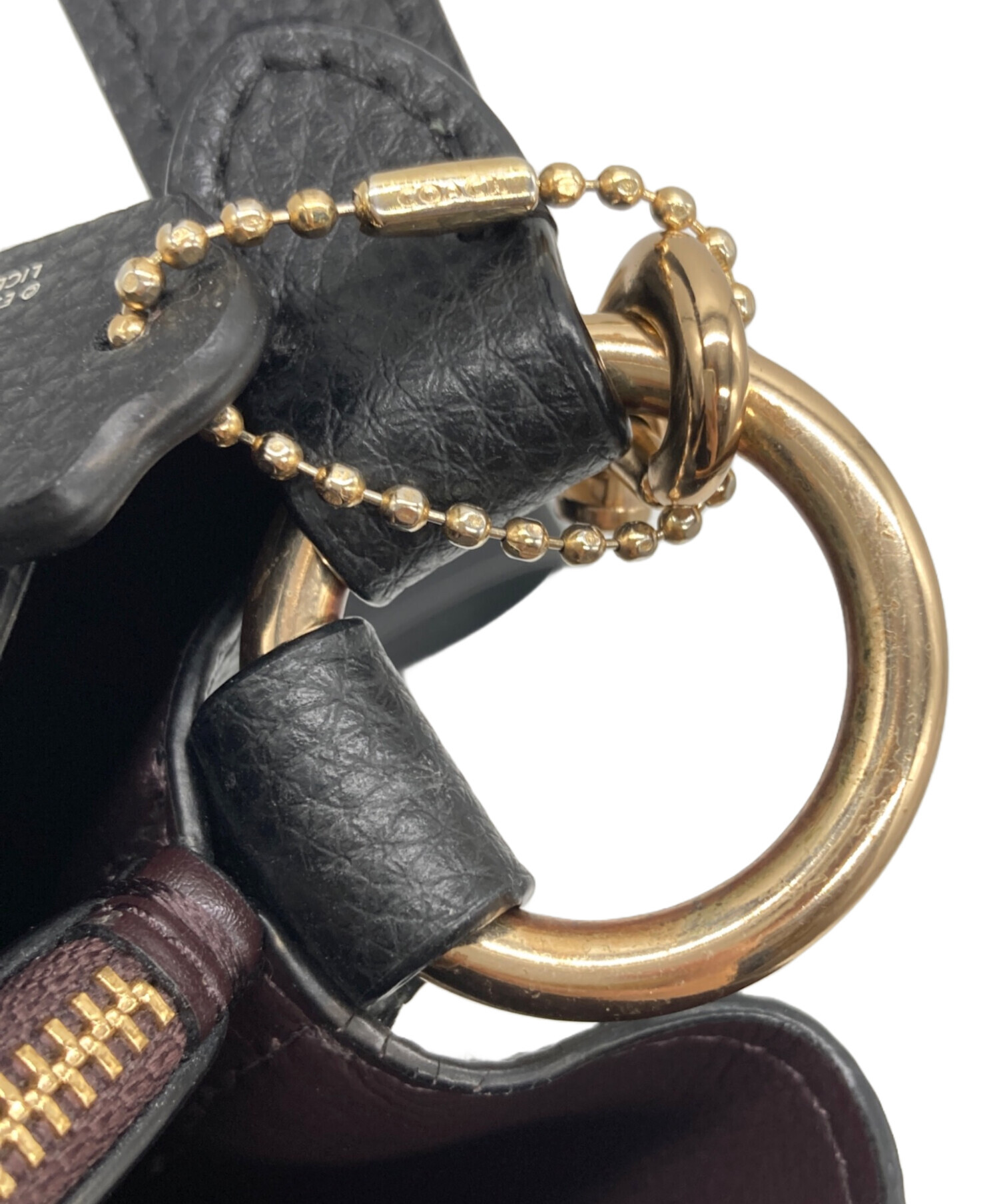 中古・古着通販】COACH (コーチ) バスキアコラボ 2WAYバッグ ブラック