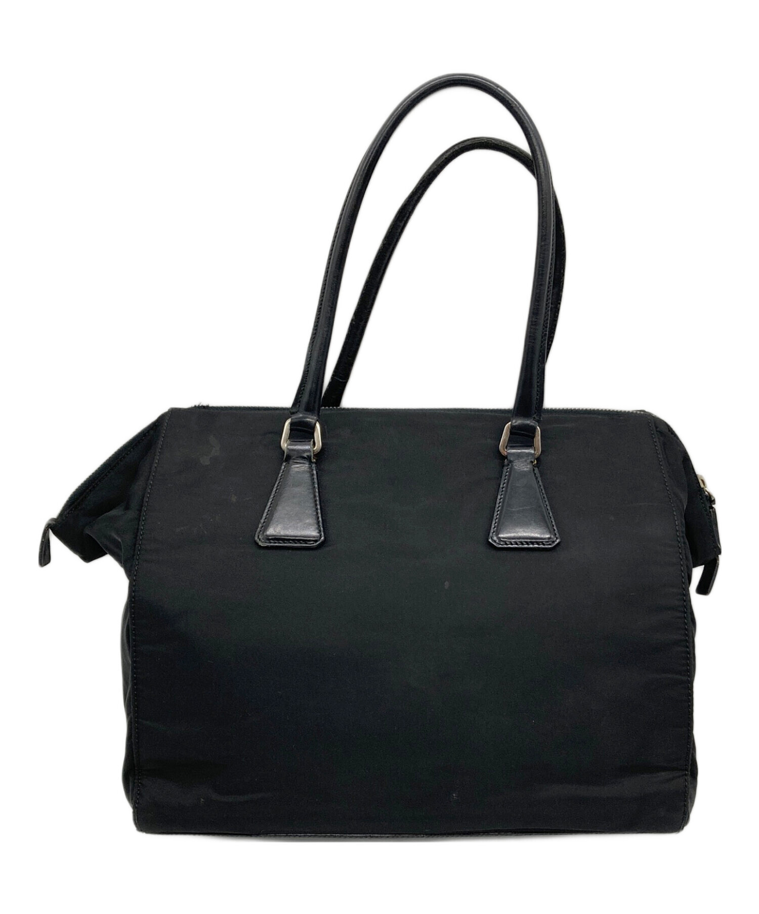 中古・古着通販】PRADA (プラダ) トライアングルロゴナイロントート 