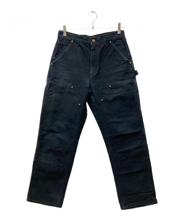 ど*い様 【古着/黒】Carhartt 02年製 ダブルニー ブラック 40×3 ど*い様 【古着/黒】Carhartt 02年製 ダブルニー ブラック 40×3 楽天