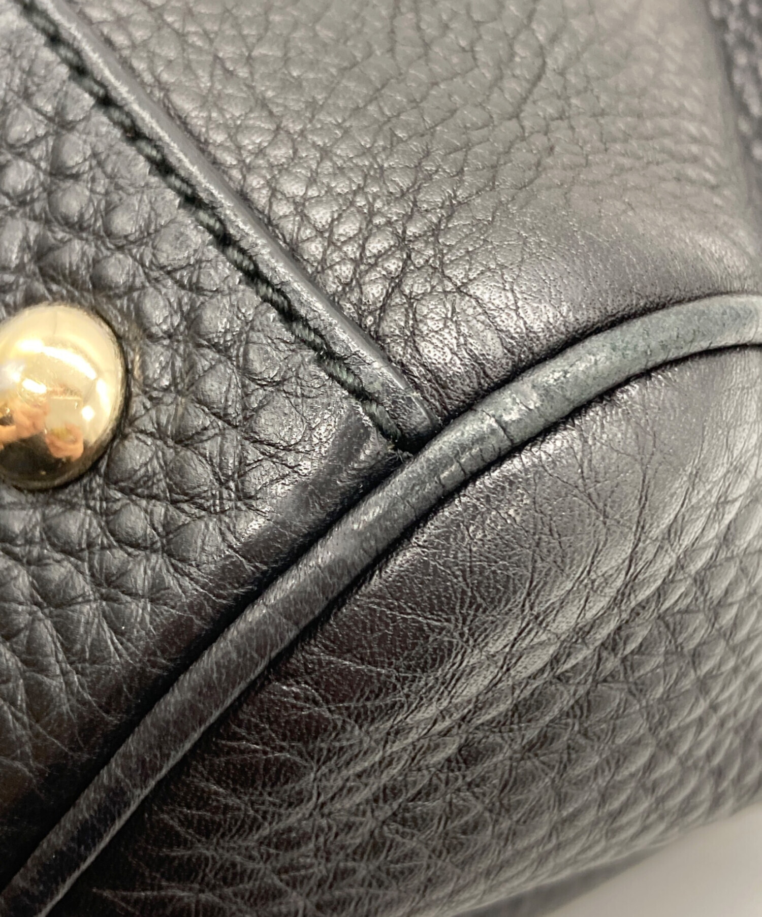 中古・古着通販】GUCCI (グッチ) バンブーショッパーバッグ ブラック