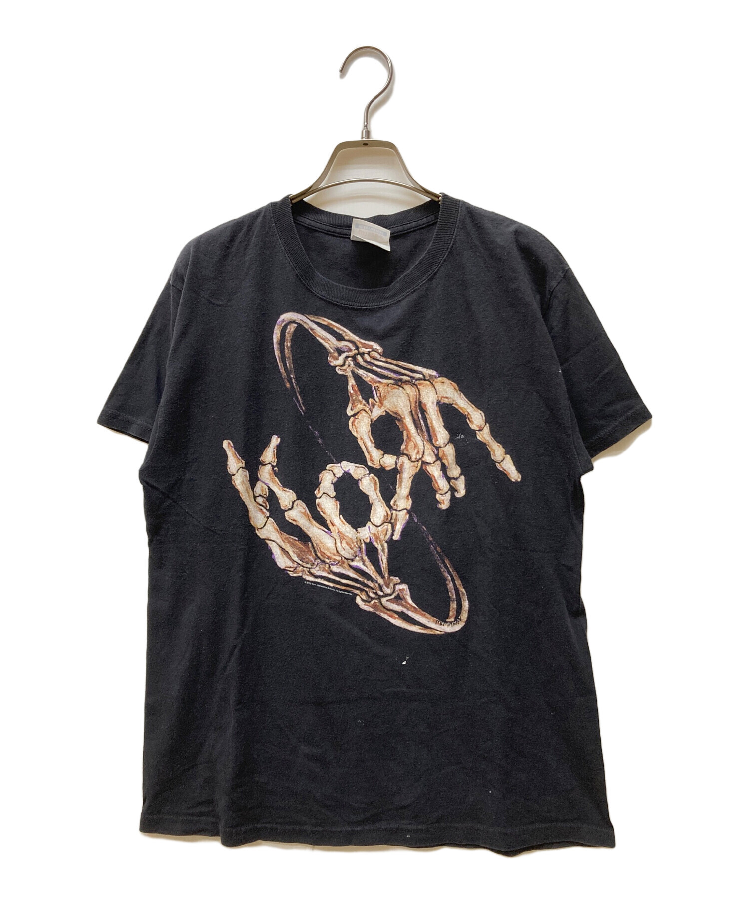 KORN 2011 Tour スカルプリント バンドTシャツ Hanes 中古・古着通販】Hanes (ヘインズ) Korn バンドTシャツ ブラック