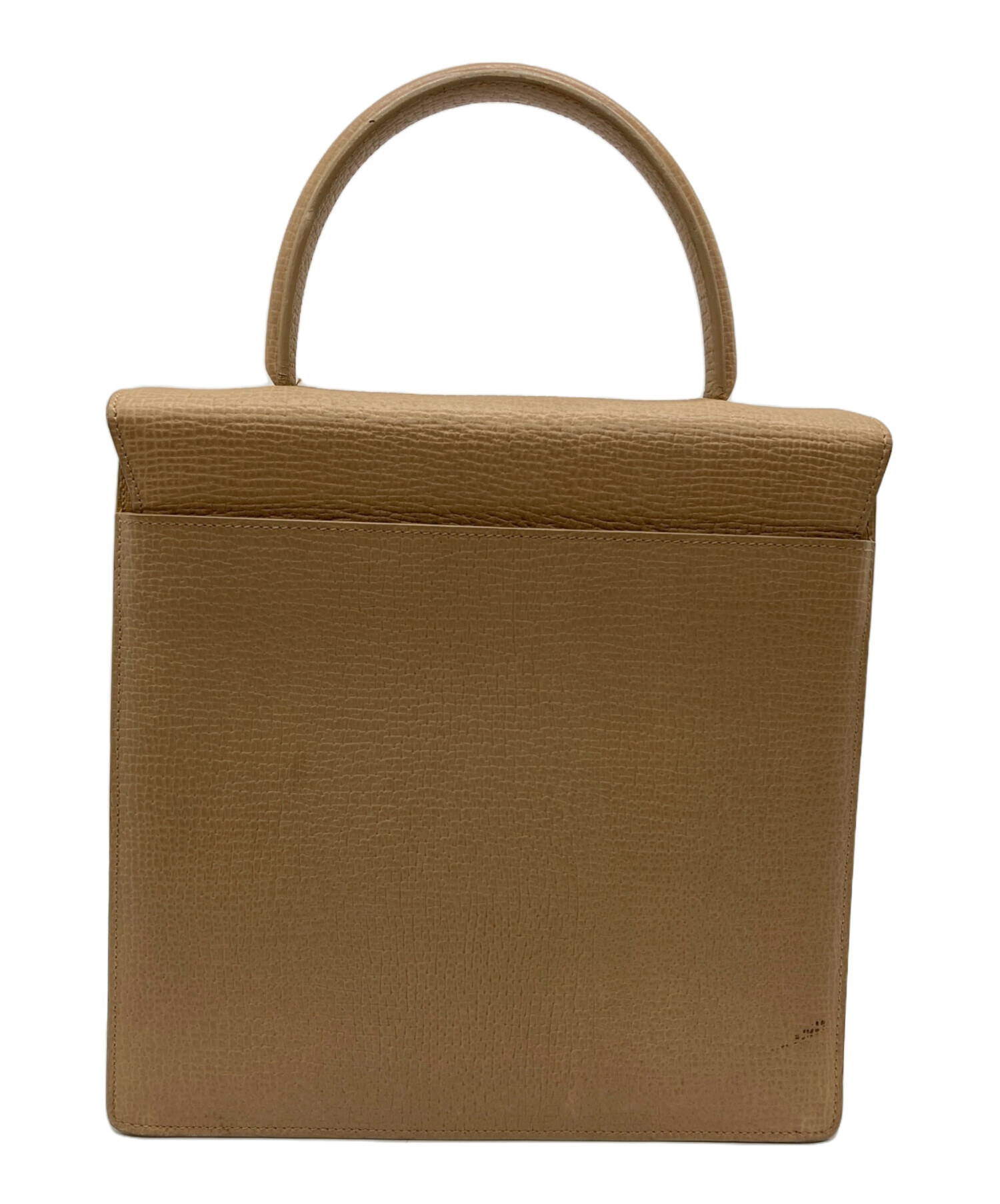 中古・古着通販】LOEWE (ロエベ) フォーマルハンドバッグ ベージュ 