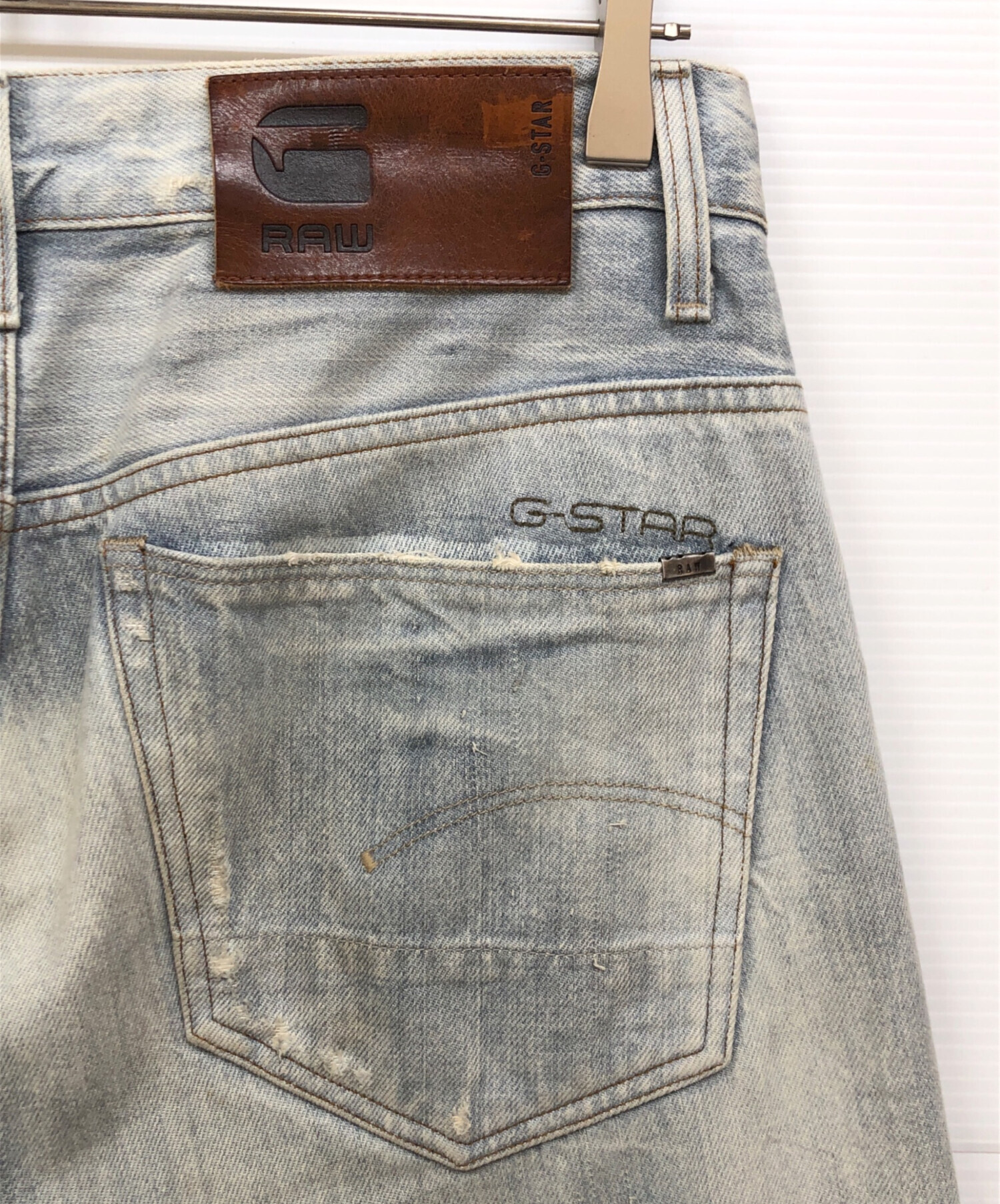 中古・古着通販】G-STAR RAW (ジースターロゥ) 3301 TAPERED RL ブルー 