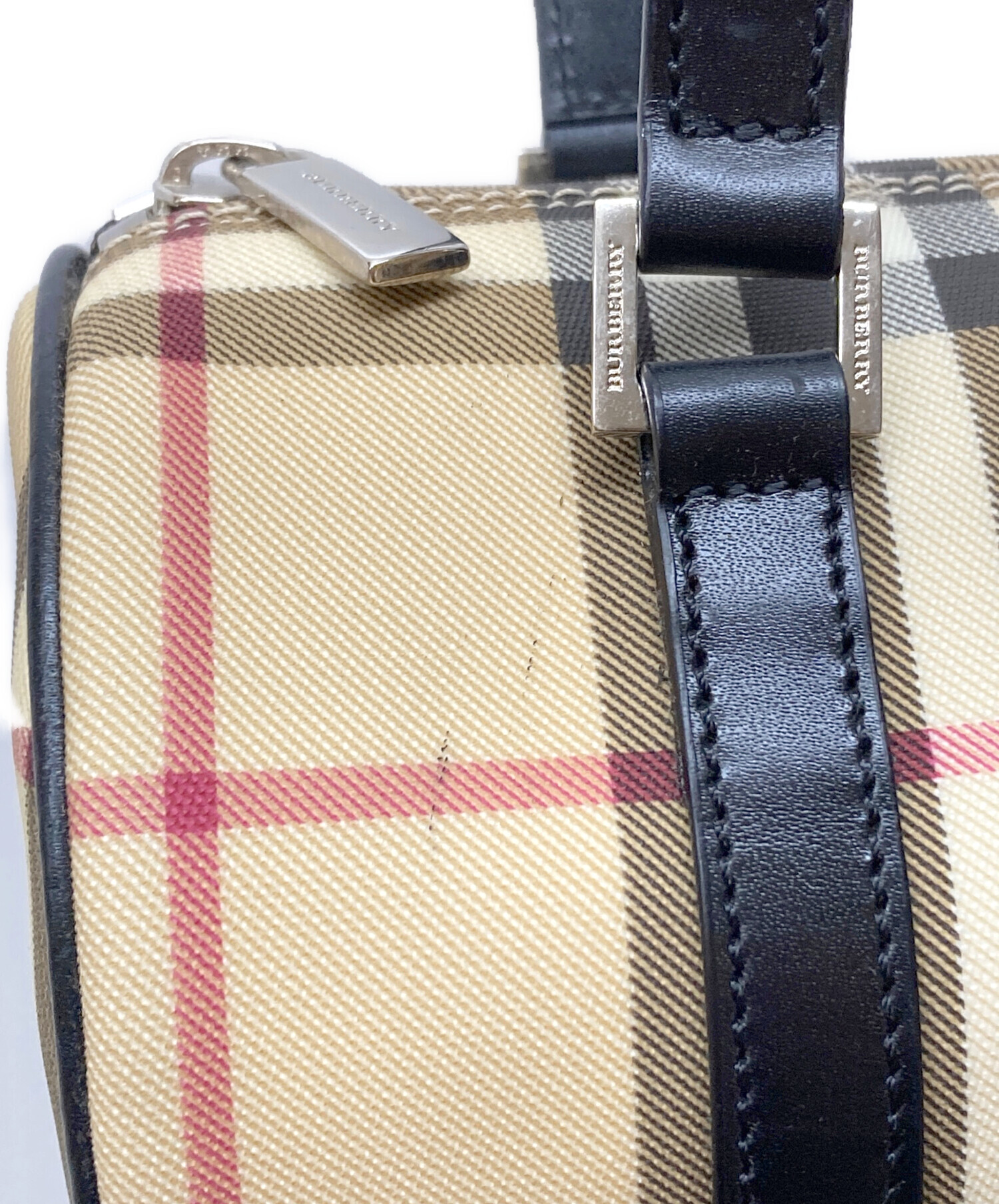 中古・古着通販】BURBERRY LONDON (バーバリーロンドン) ミニボストン 