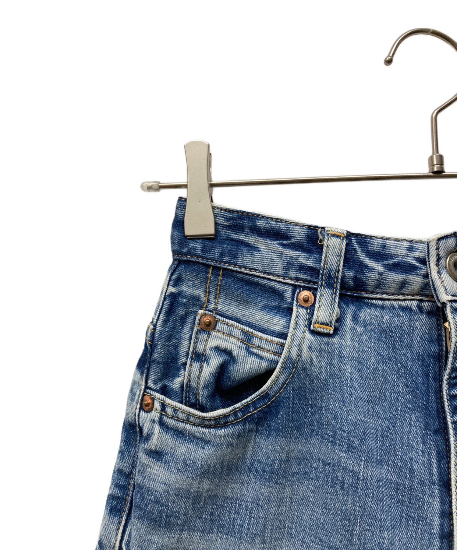 中古・古着通販】nagonstans (ナゴンスタンス) デニムパンツ ブルー