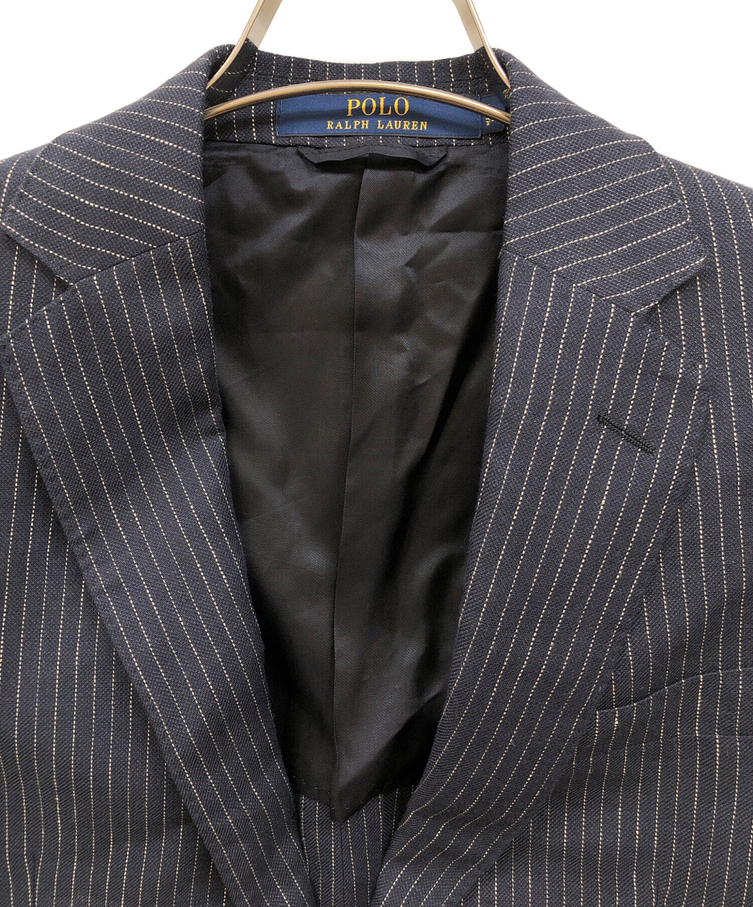 ポロラルフローレン　ネイビーリネン　スリーピース　34s 中古・古着通販】POLO RALPH LAUREN (ポロ・ラルフローレン) BRADFORD