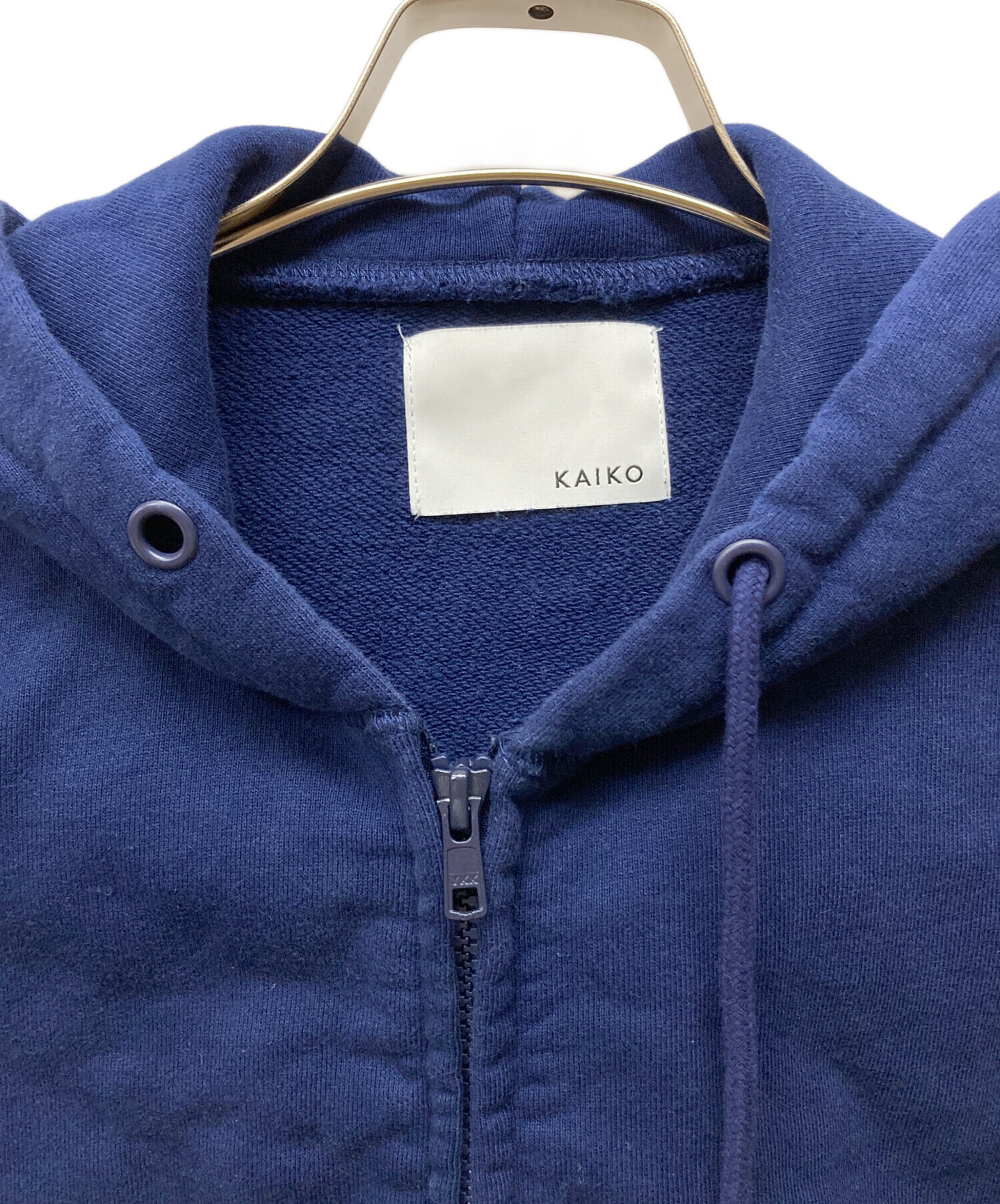 中古・古着通販】KAIKO (カイコー) DOUBLE ZIP UP PARKA ネイビー 