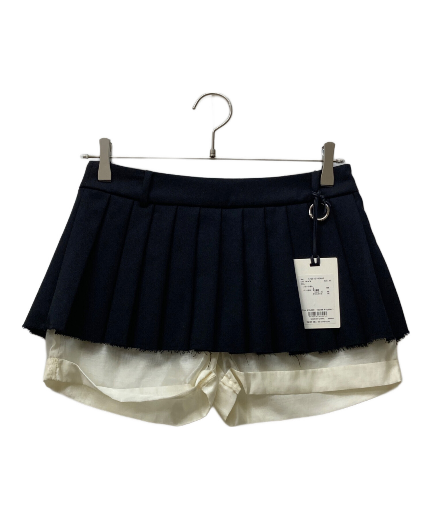 中古・古着通販】JOSE MOON (ジョゼムーン) PLEATS MINI SKIRT