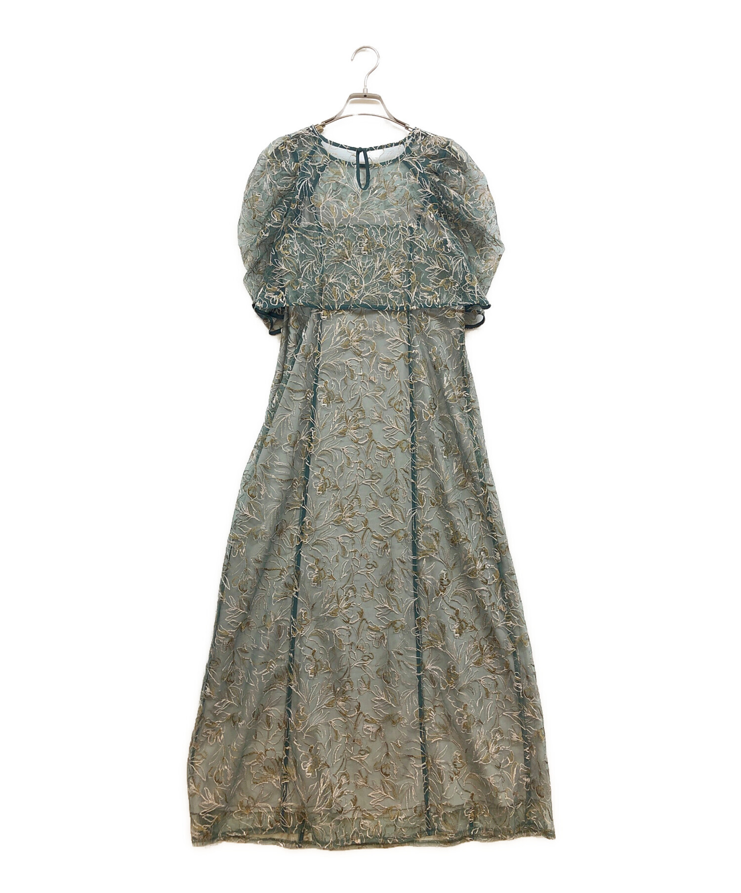 中古・古着通販】LE'RURE (リルアー) Whole race layered dress 中古・古着通販】LE'RURE (リルアー) Whole race layered dress