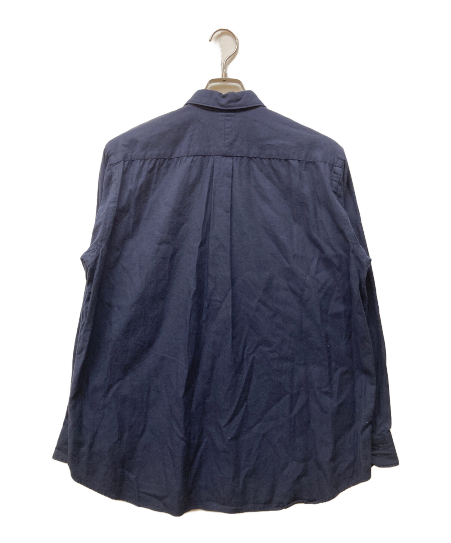 中古・古着通販】COMOLI (コモリ) コットンネル コモリシャツ ネイビー