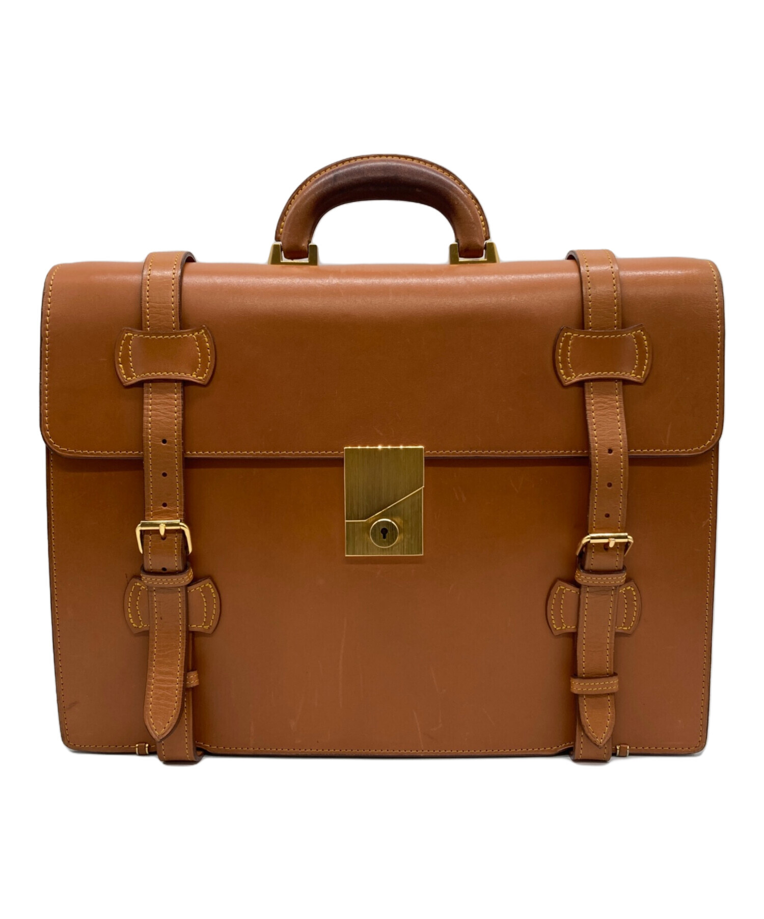 中古・古着通販】KITAMURA (キタムラ) ダレスバッグ ブラウン