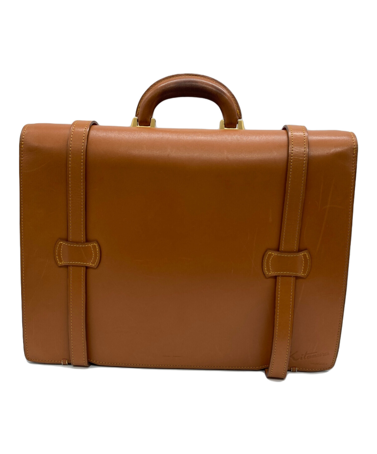 中古・古着通販】KITAMURA (キタムラ) ダレスバッグ ブラウン