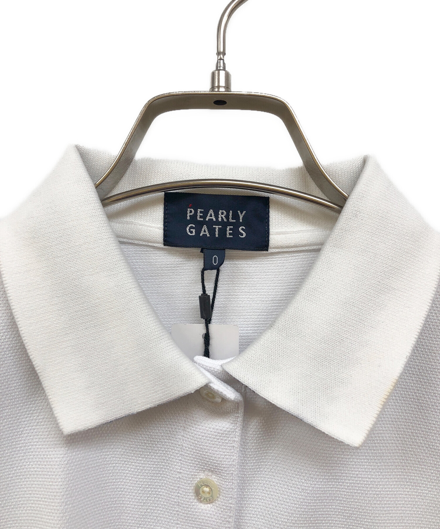 中古・古着通販】PEARLY GATES (パーリーゲイツ) ポロシャツ ホワイト