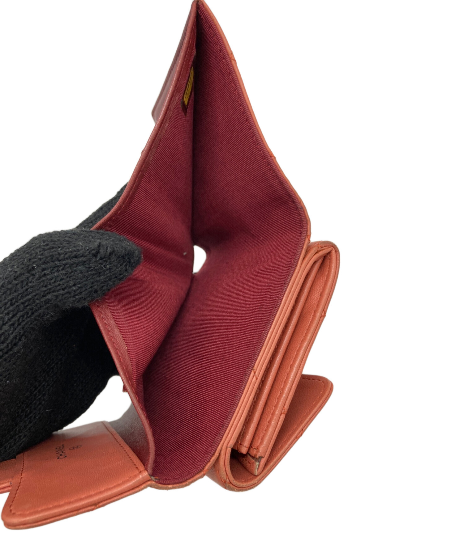 中古・古着通販】CHANEL (シャネル) Wホック マトラッセ 二つ折り財布