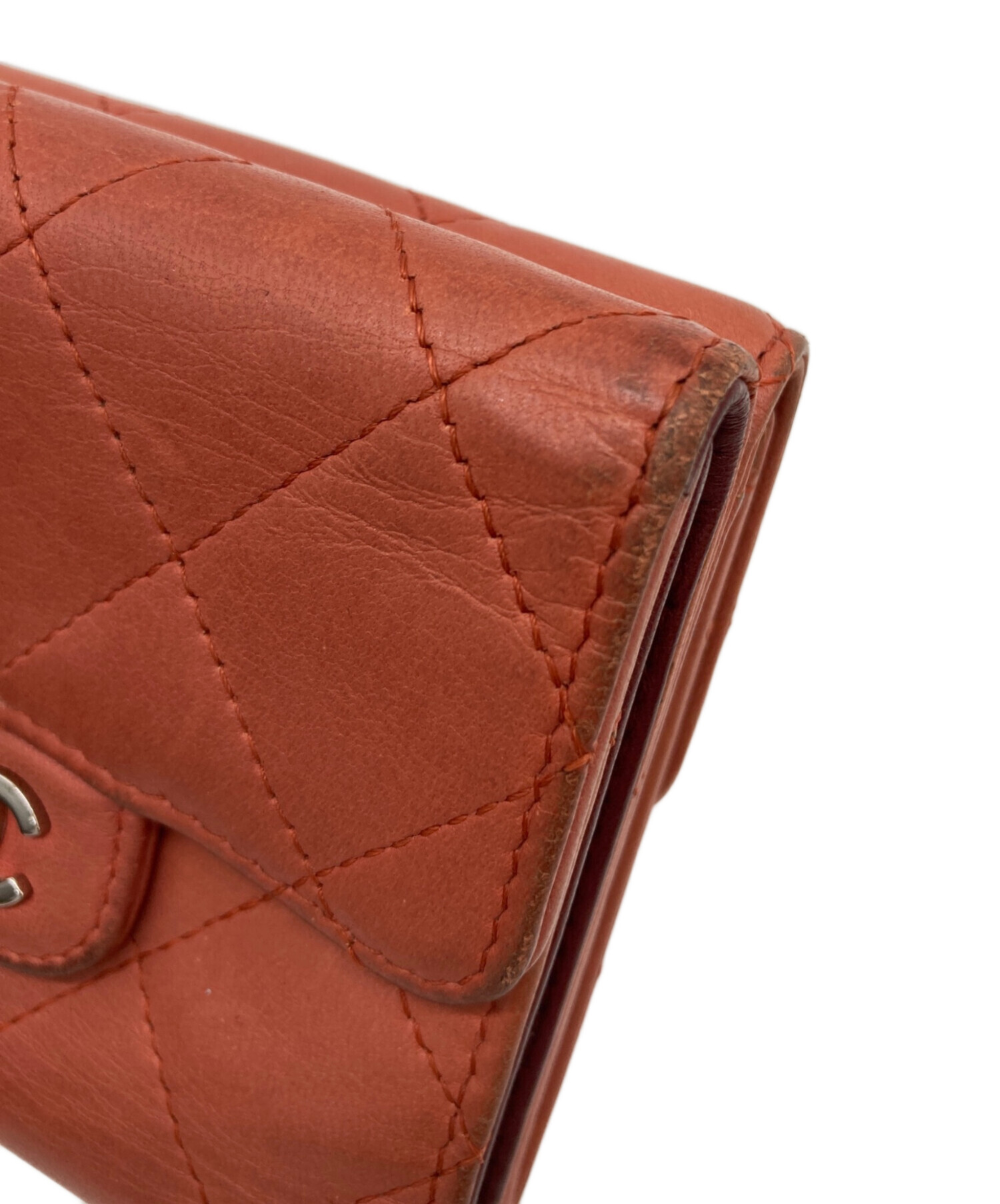 中古・古着通販】CHANEL (シャネル) Wホック マトラッセ 二つ折り財布