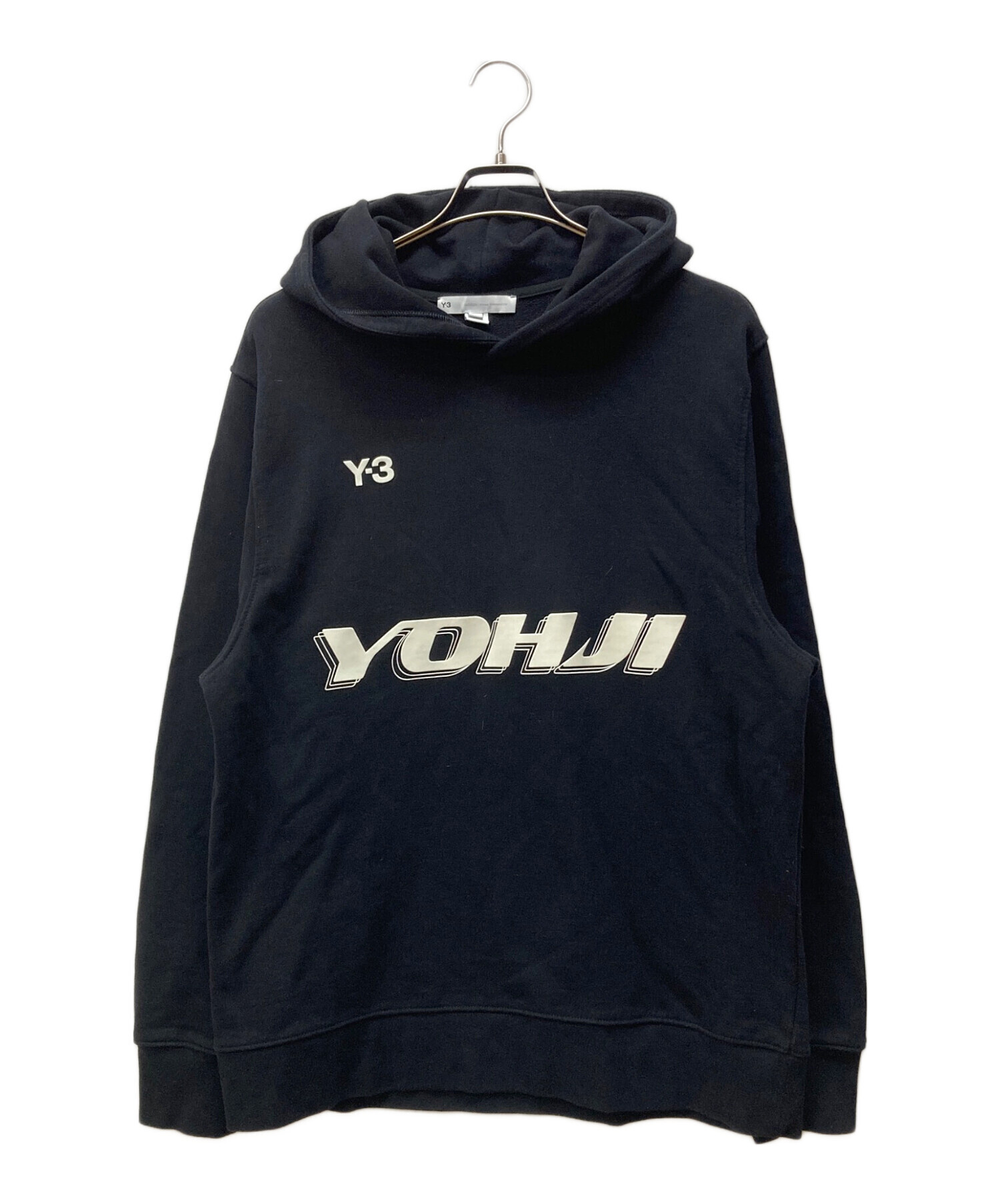 中古・古着通販】Y-3 (ワイスリー) U GRAPHIC HOODIE ブラック サイズ 