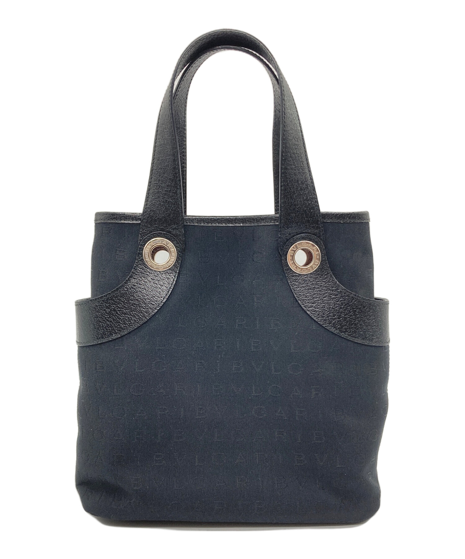 中古・古着通販】BVLGARI (ブルガリ) LAMMEA ハンドバッグ ブラック