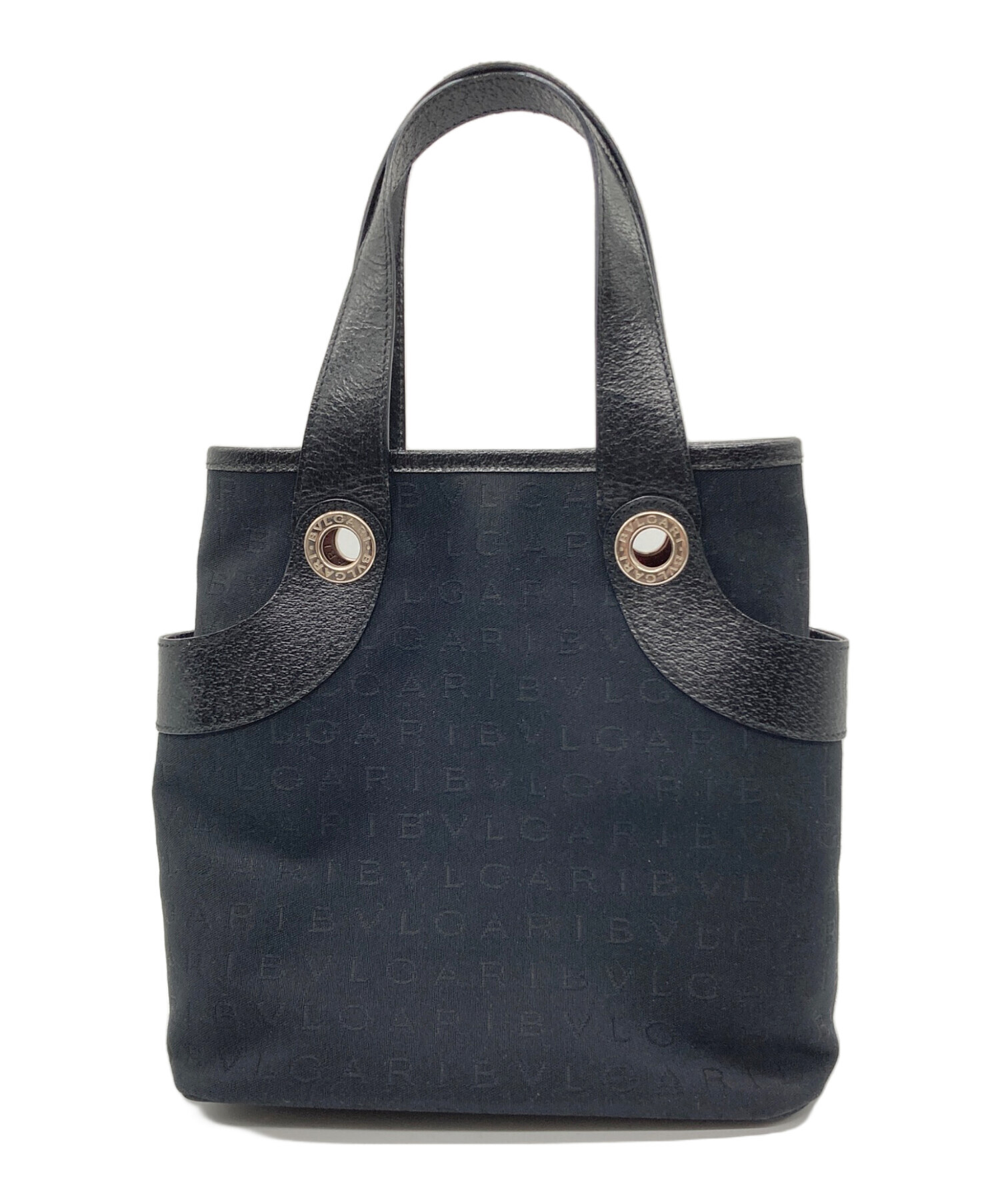 中古・古着通販】BVLGARI (ブルガリ) LAMMEA ハンドバッグ ブラック