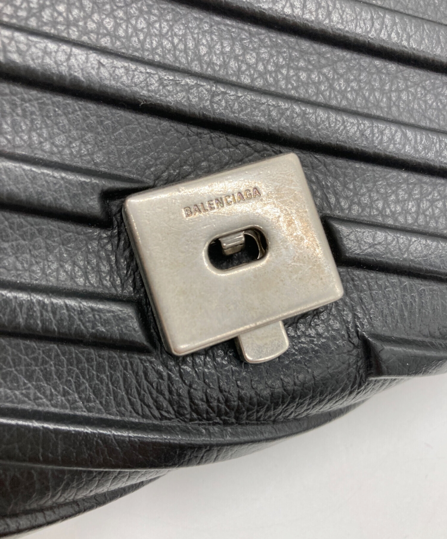 中古・古着通販】BALENCIAGA (バレンシアガ) CAR FLAP BAG ブラック