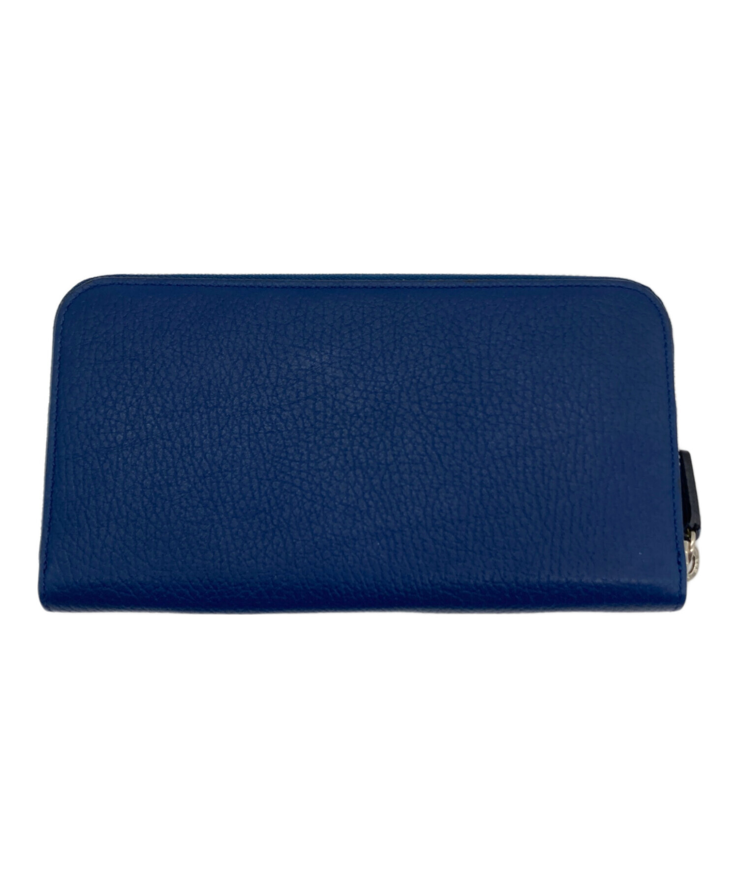 未使用　PELLE MORBIDA ラウンドジップ　長財布　ブルー 中古・古着通販】PELLE MORBIDA (ペッレモルビダ) ラウンドジップ