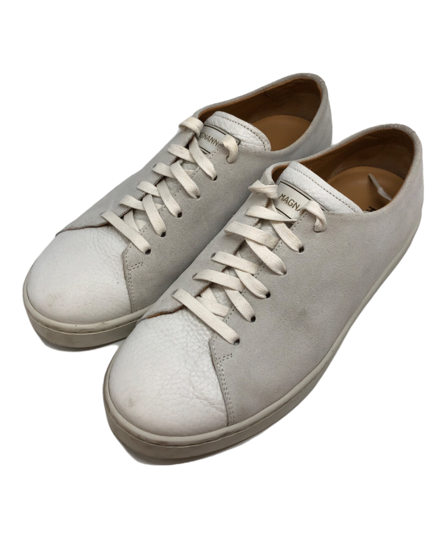 中古・古着通販】MAGNANNI (マグナーニ) レザースニーカー グレー 