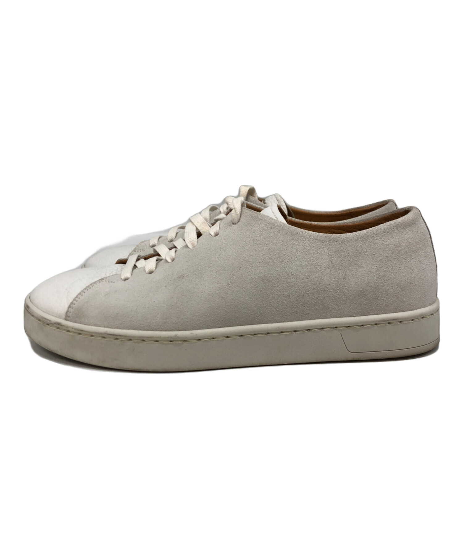 中古・古着通販】MAGNANNI (マグナーニ) レザースニーカー グレー 