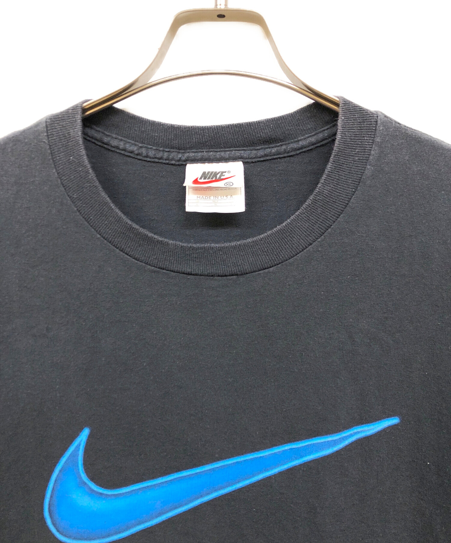 中古・古着通販】NIKE (ナイキ) ビッグスウォッシュtシャツ ブラック
