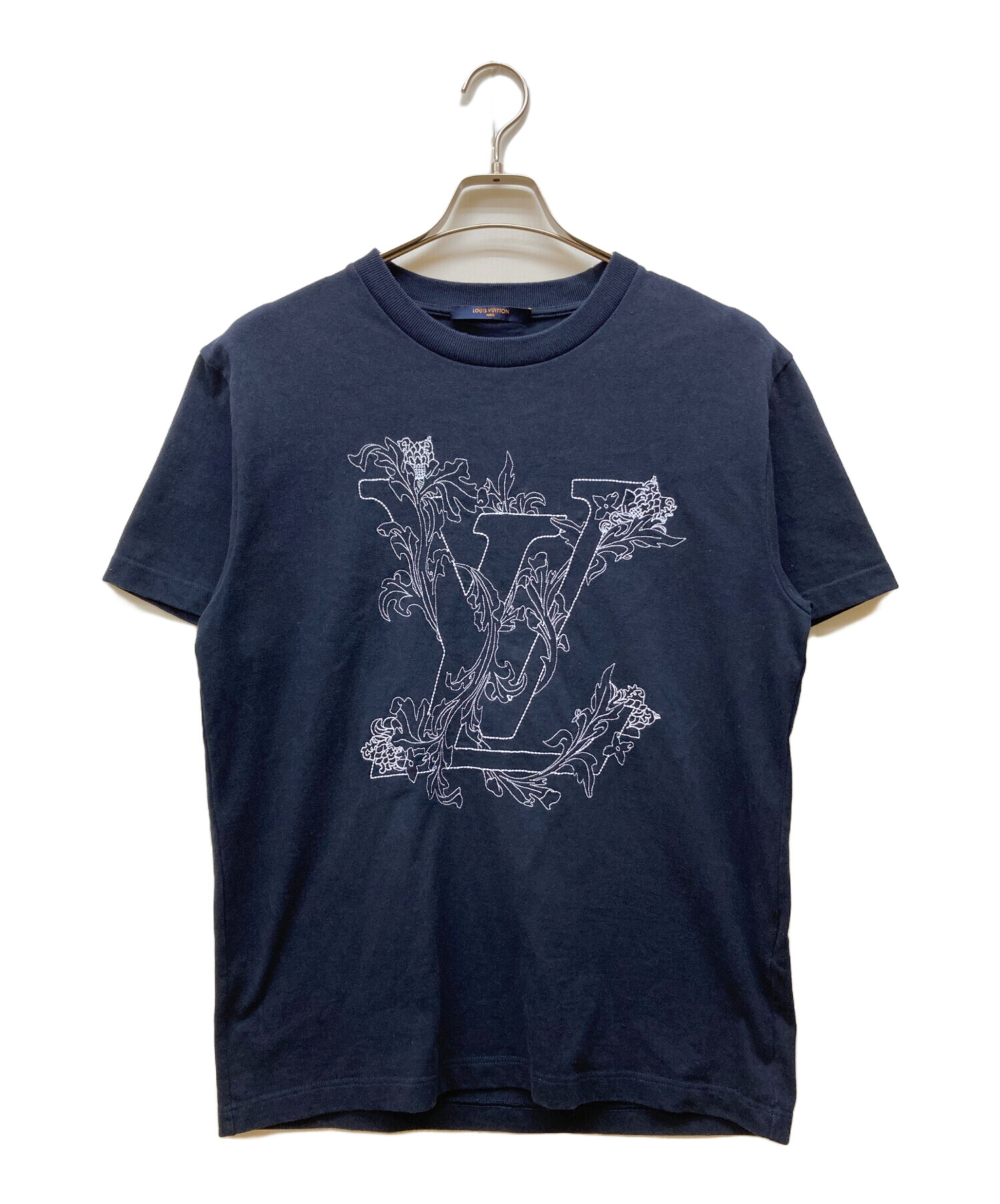 LOUIS VUITTON LVフラワーエンブロイダリーTシャツ Louis Vuitton エンブロイダリーLVフラワーTシャツ 20AW Louis Vuitton