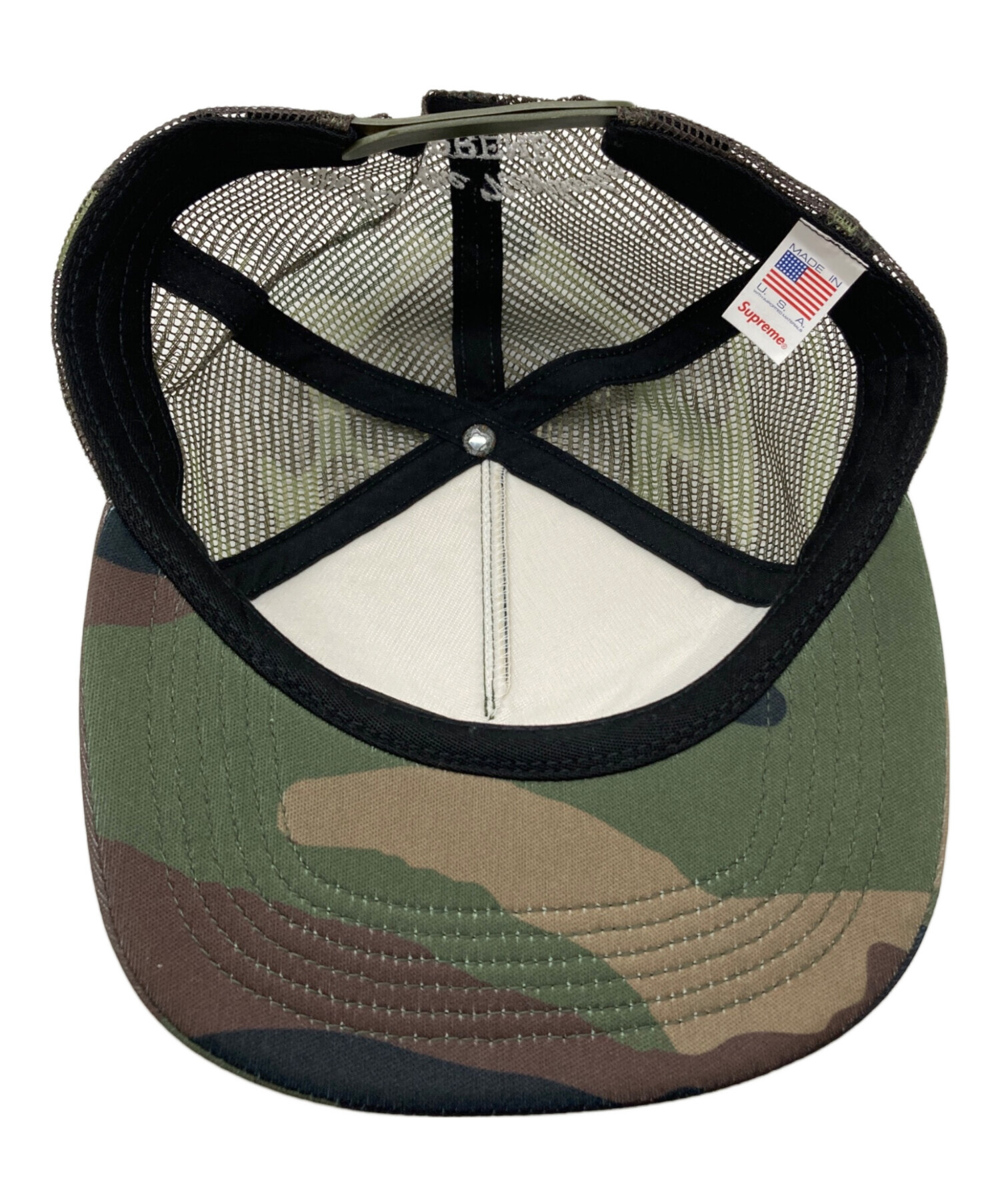 中古・古着通販】Supreme (シュプリーム) カモ柄キャップ グリーン