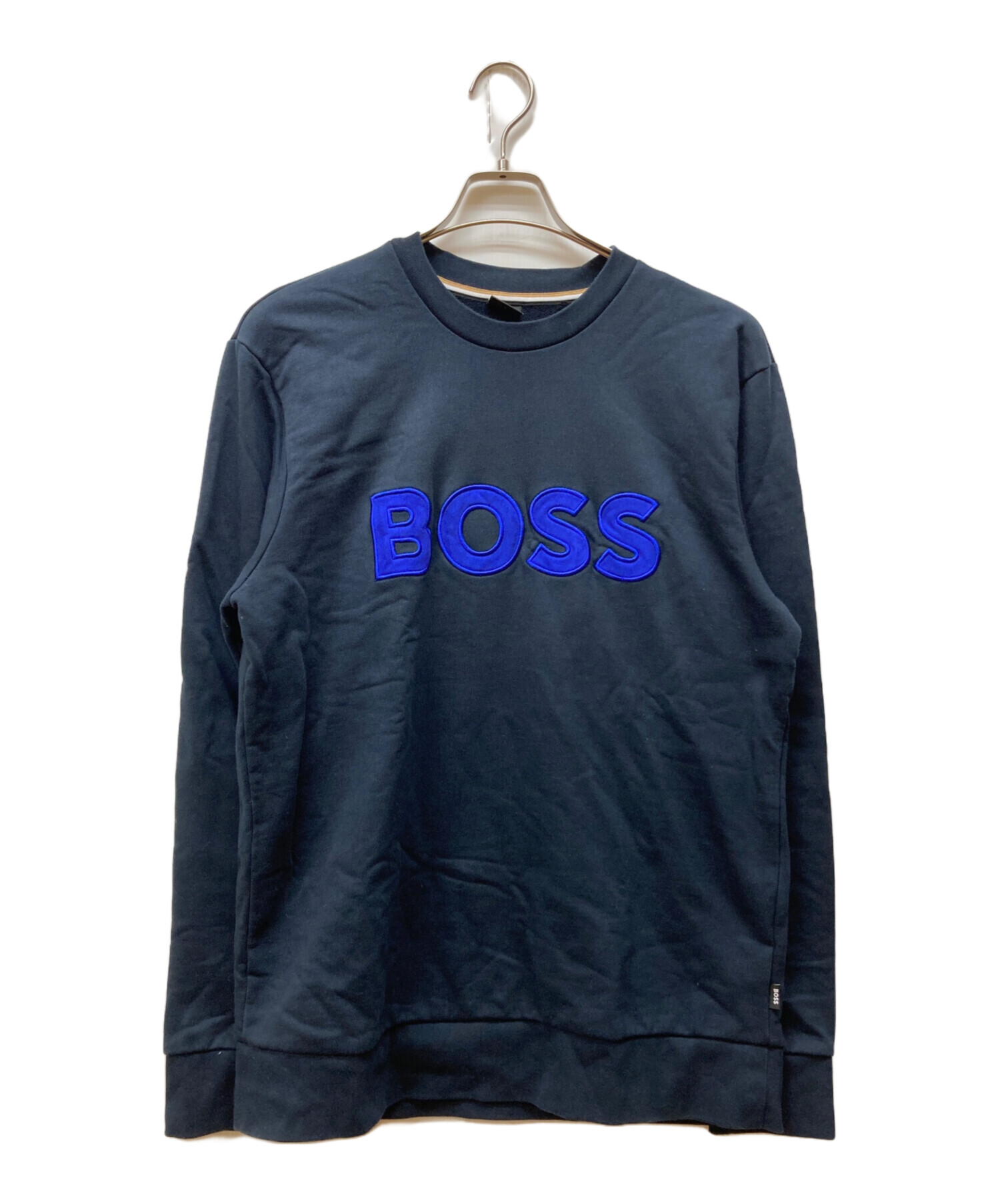 【HUGOBOSS】 ヒューゴボス トレーナー スウェット ネイビー ロゴ L 中古・古着通販】HUGO BOSS (ヒューゴ ボス) スウェットシャツ
