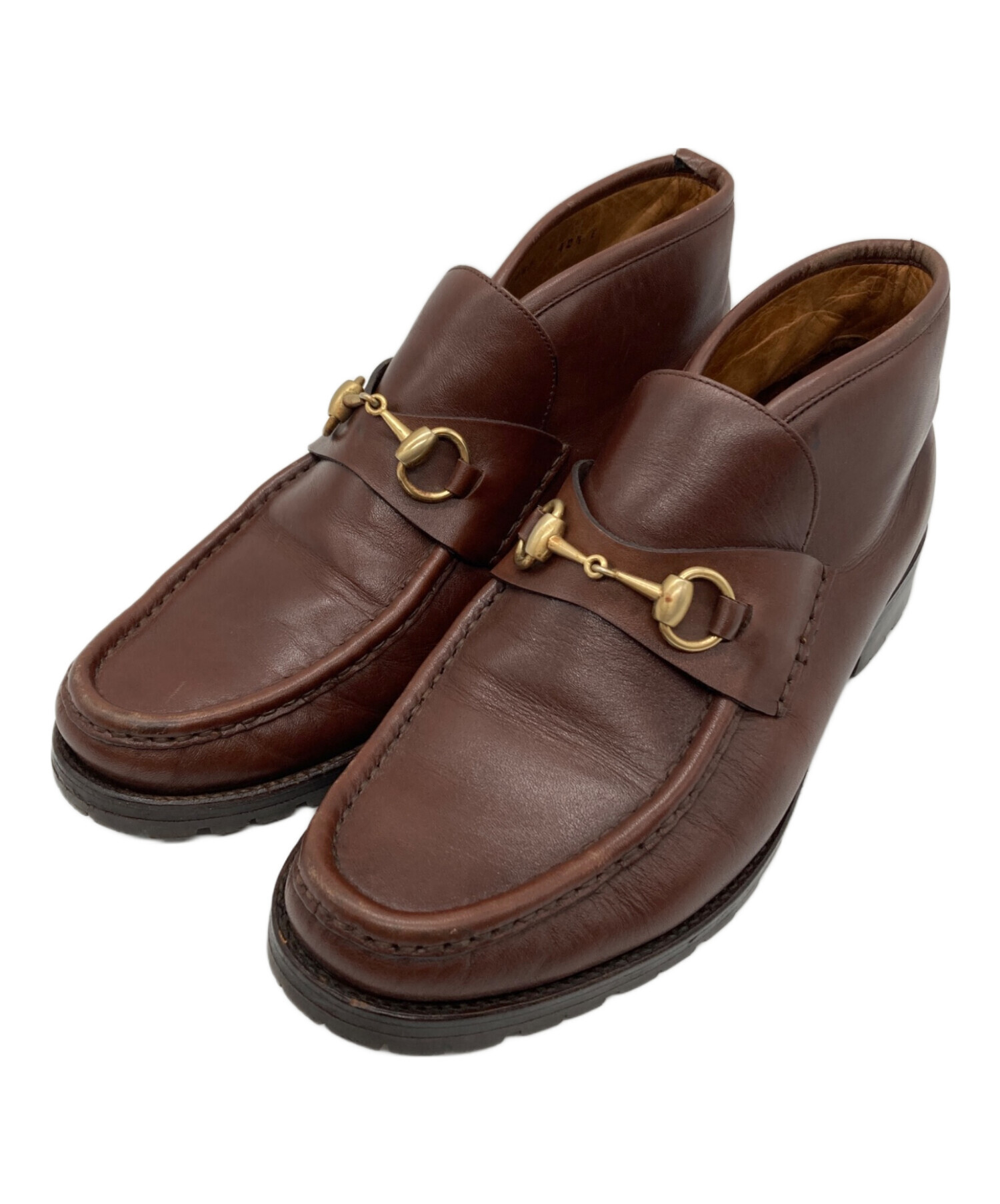 中古・古着通販】GUCCI (グッチ) ホースビット チャッカーブーツ