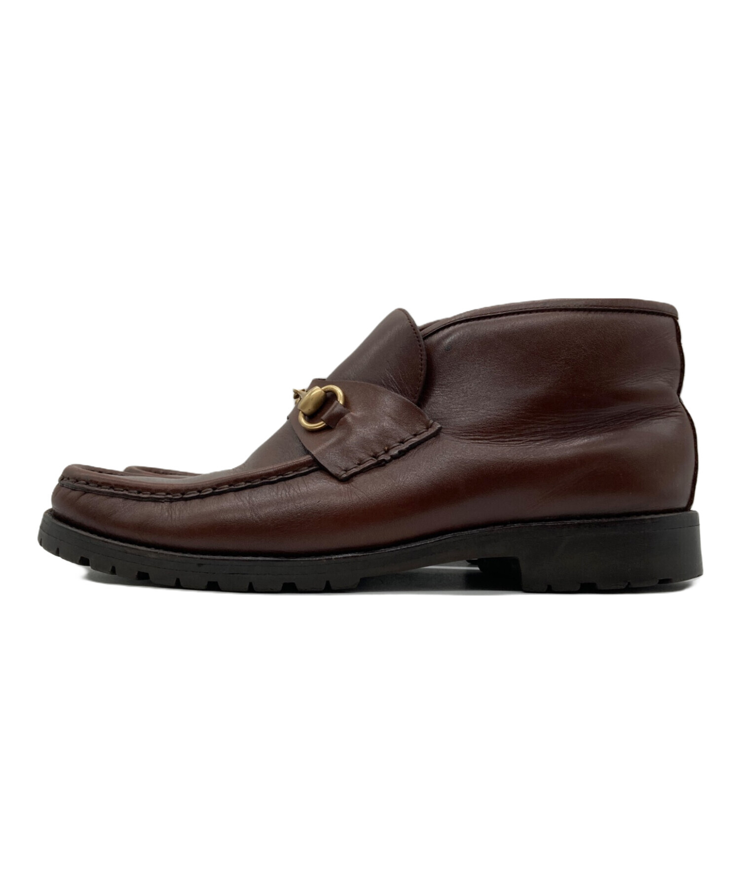 中古・古着通販】GUCCI (グッチ) ホースビット チャッカーブーツ 