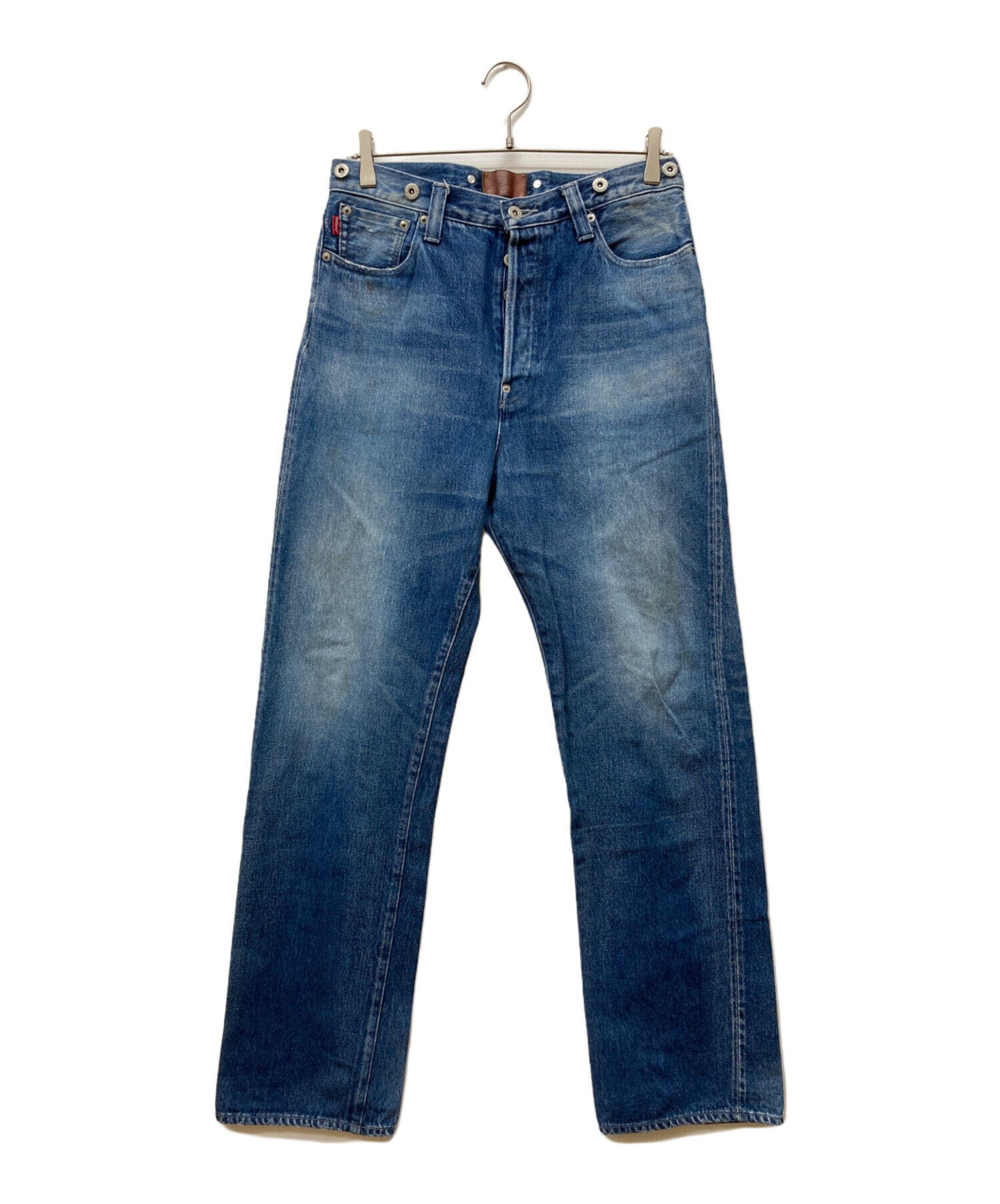 Stussy レッドラインデニム 36 中古・古着通販】stussy (ステューシー) RED LINE シンチバックデニム