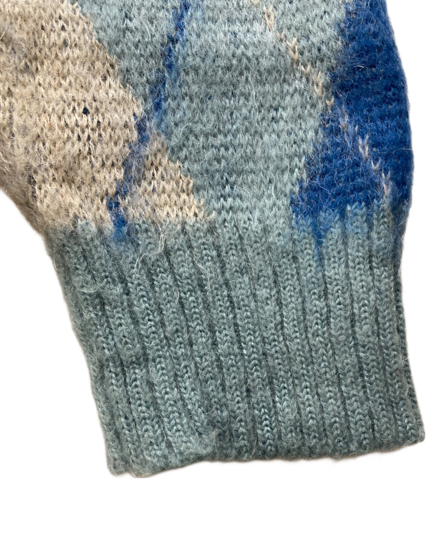 中古・古着通販】Needles (ニードルズ) Mohair Cardigan ブルー サイズ