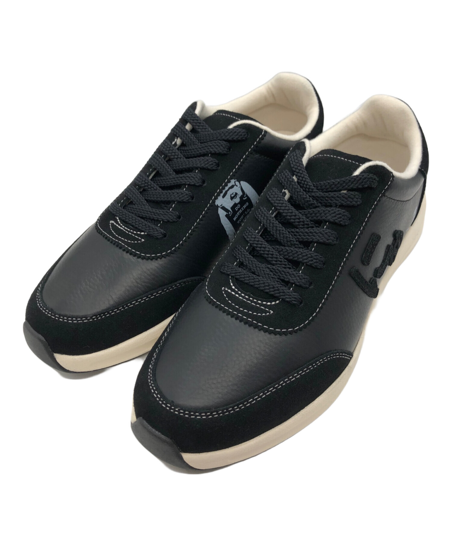 SANGACIO BRANDALISED ブラックスニーカー