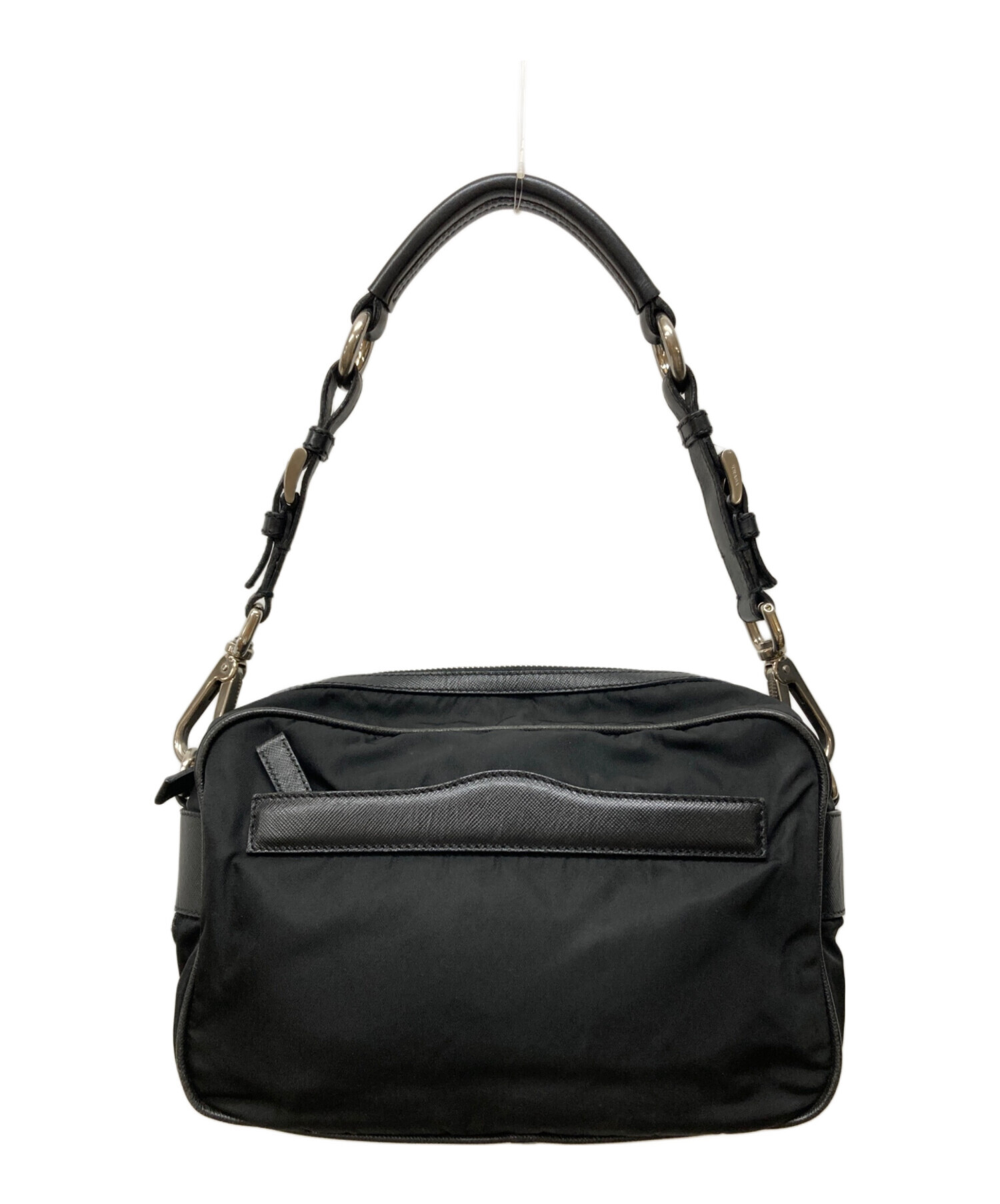 中古・古着通販】PRADA (プラダ) VELA VINTAGE ハンドバッグ ブラック 