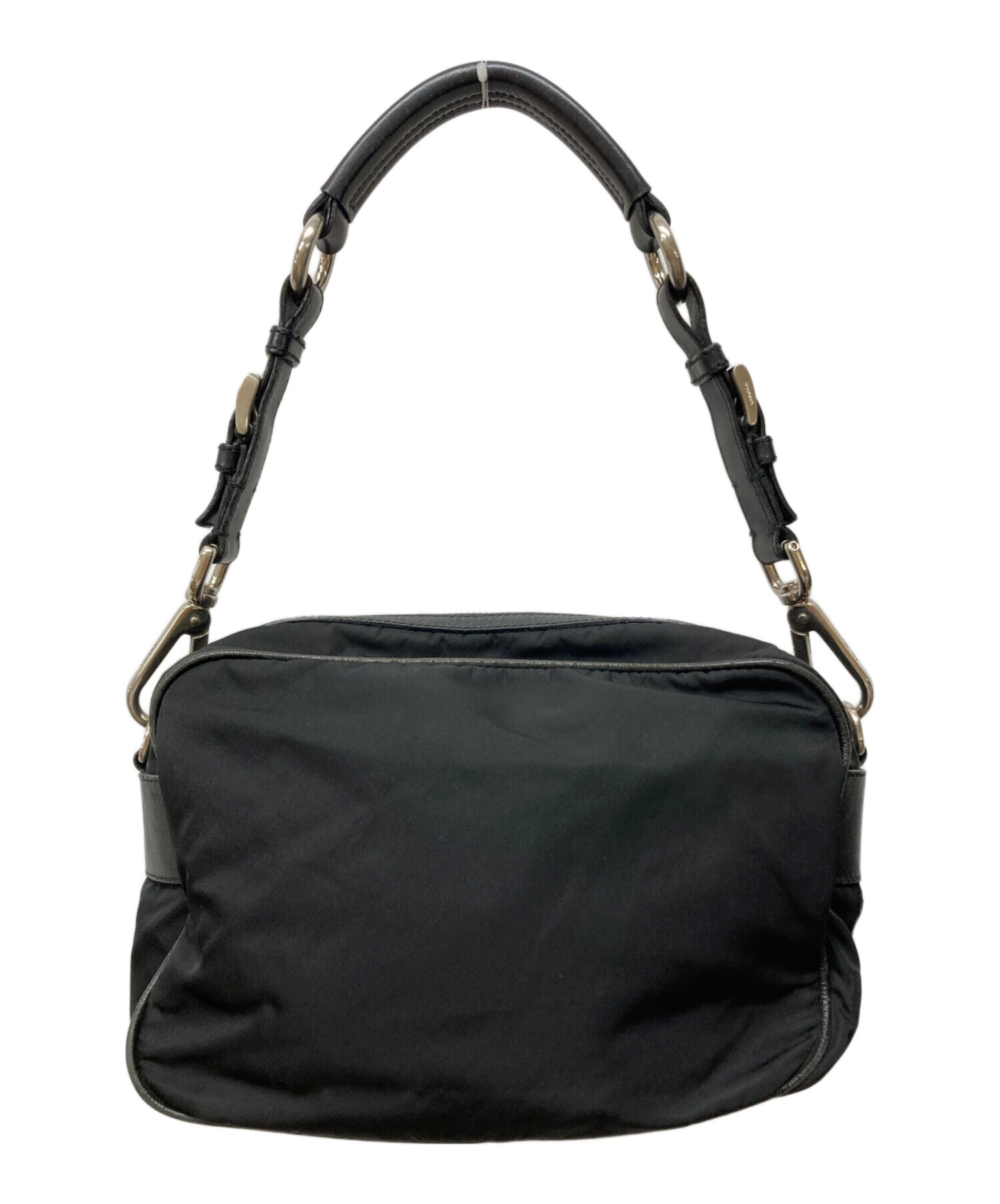 中古・古着通販】PRADA (プラダ) VELA VINTAGE ハンドバッグ ブラック 