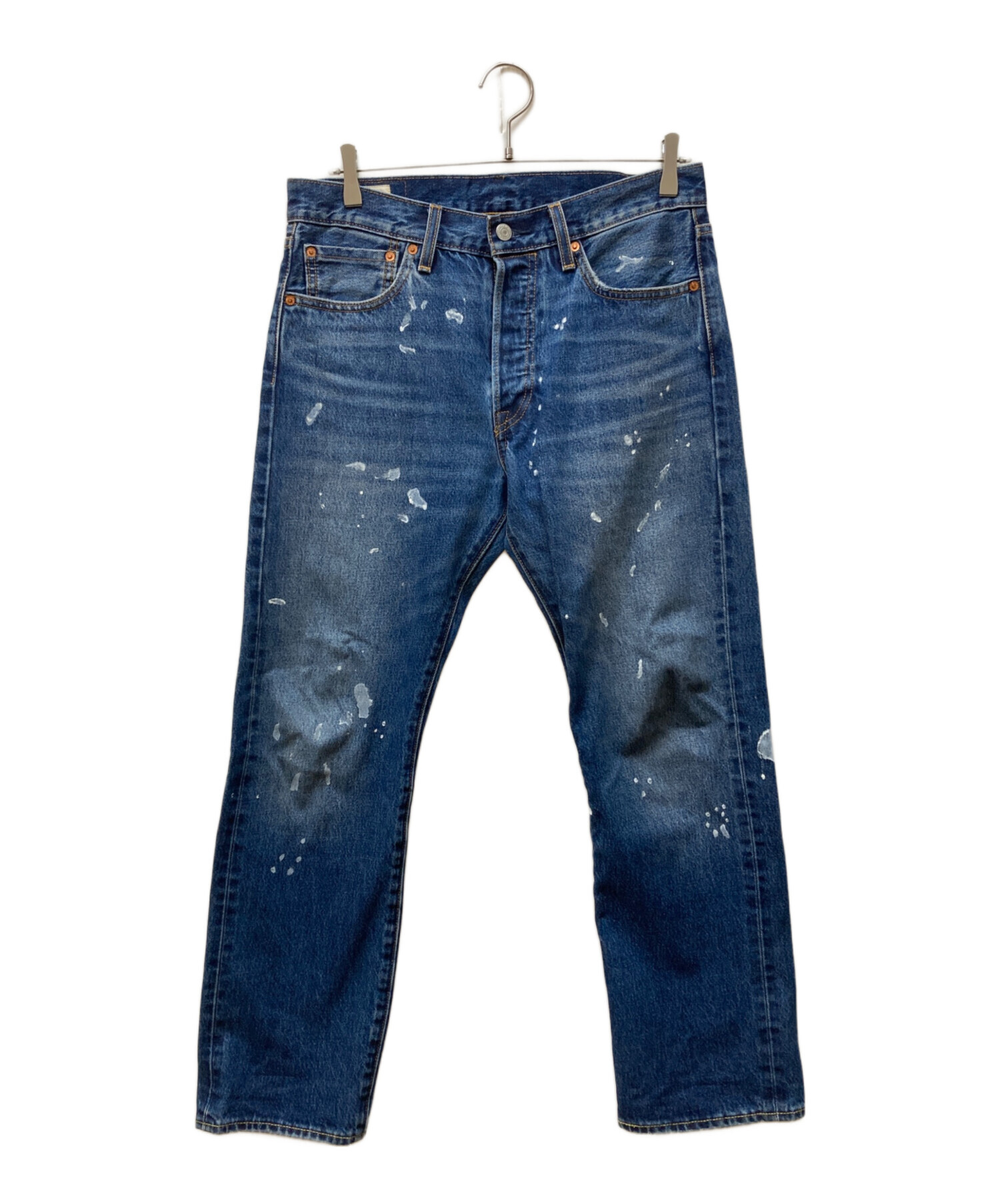 LEVI'Sジャーナルスタンダード 別注501 w34L28 ペンキ加工 LEVI'S(R)/リーバイス(R) 別注 501(R) Selvedge RIGID L30（デニム
