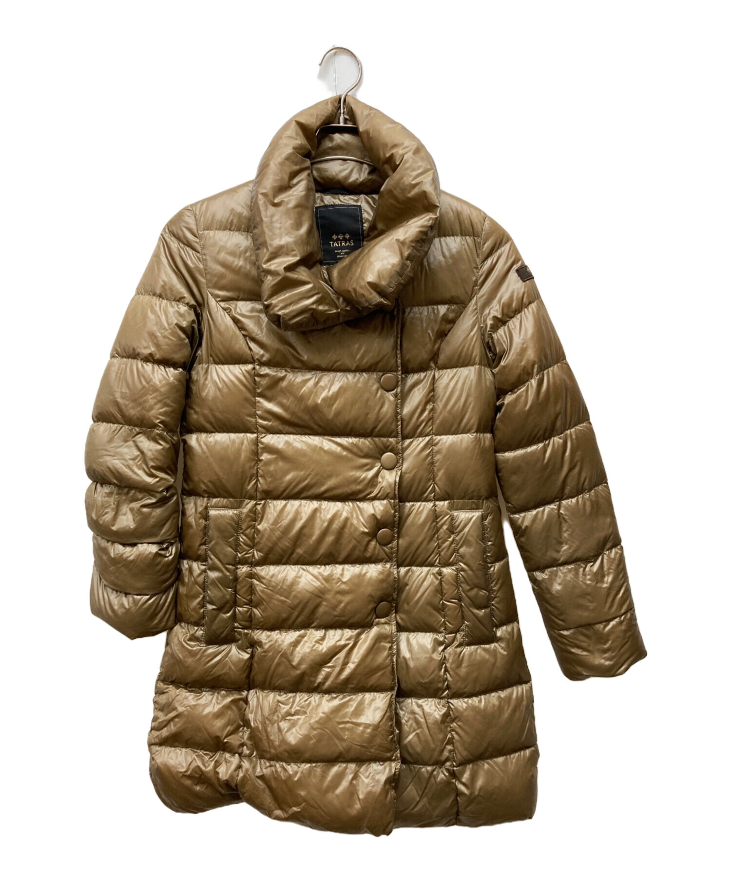 中古・古着通販】TATRAS (タトラス) AMANDA ダウンコート ブラウン 
